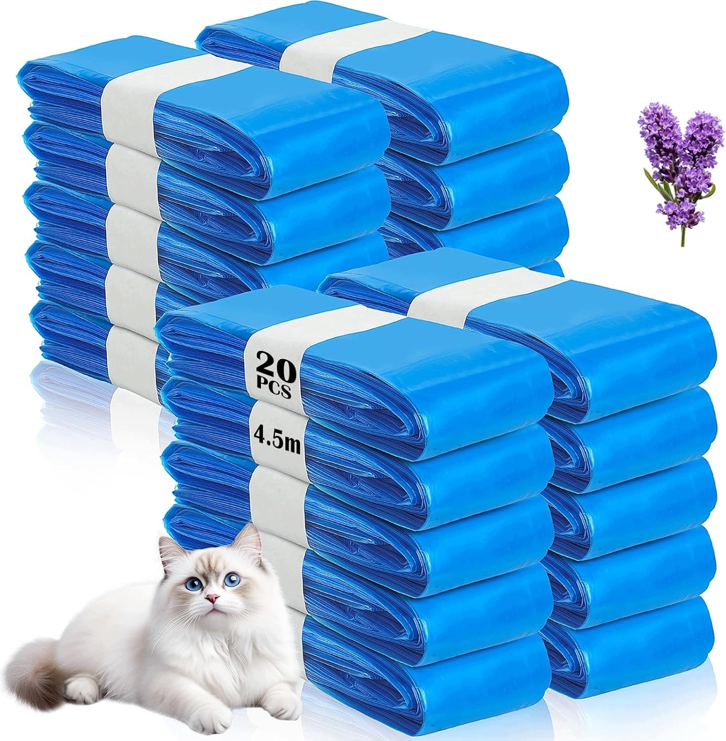 BAGS REFILLS FOR DIAPER BASKET REPLACEMENT FRAGRANCE 20PCS
