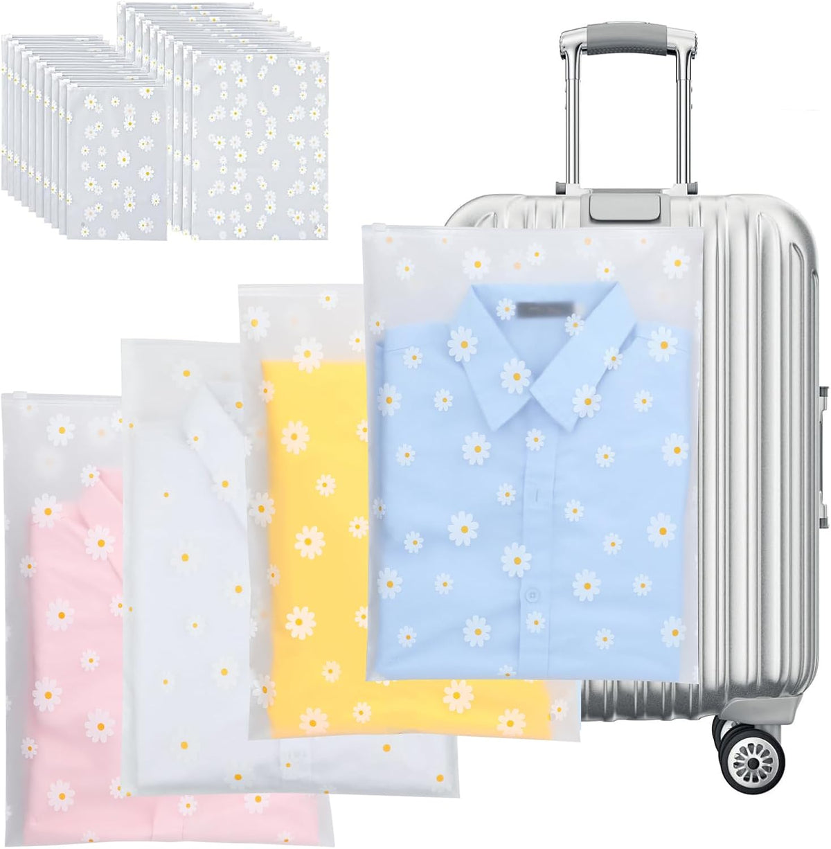 BAGS WITH ZIPPER 20 PIECES STORAGE CLOTHES MULTIPLE