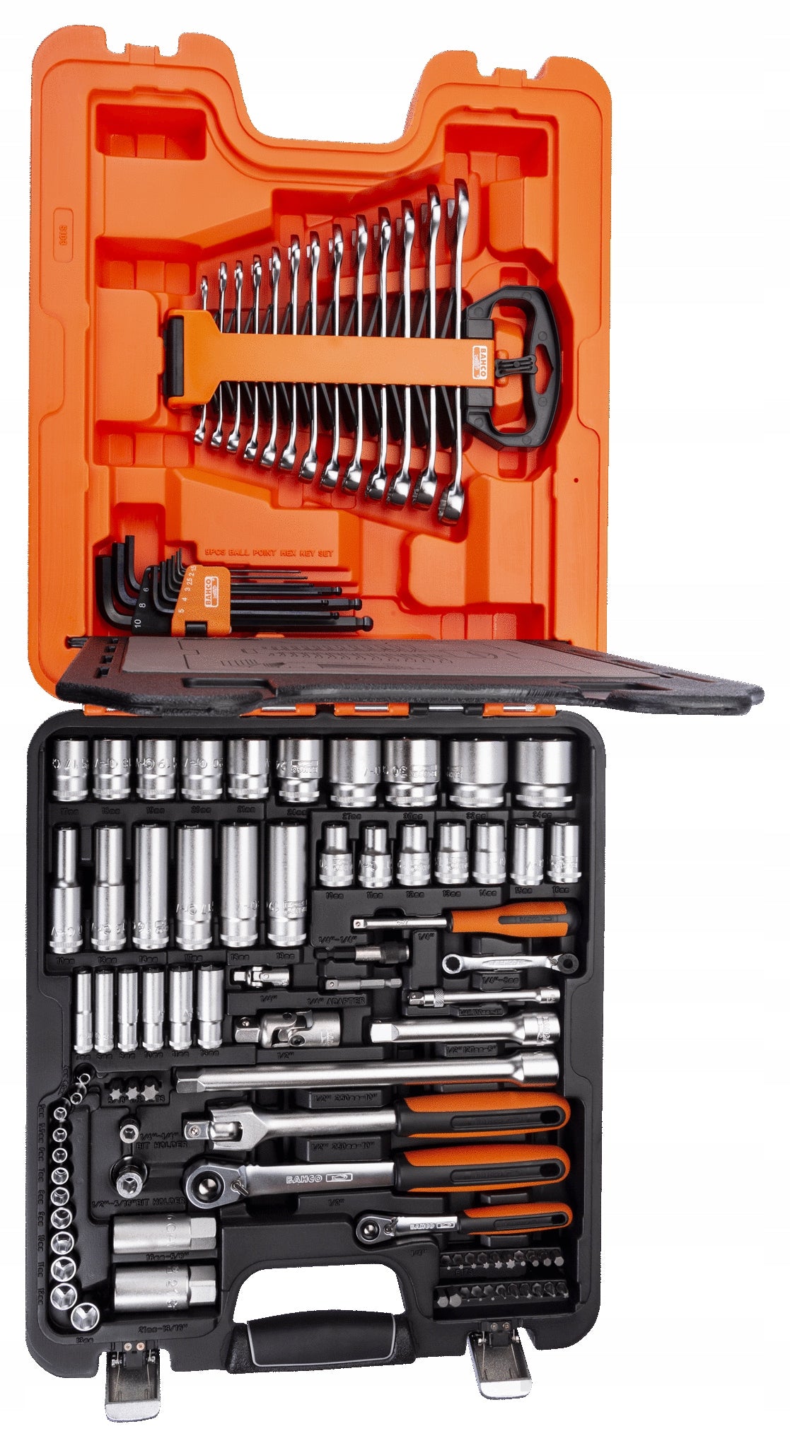 BAHCO S103 SET OF 1/4'' AND 1/2'' TOOLS + KEYS 103 elements