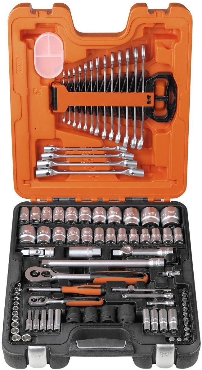 BAHCO WRENCH SET 87+7el 1/2" / 1/4"