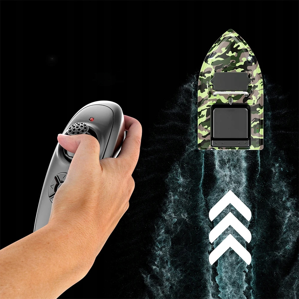 BAIT BOAT CONTROLLED RANGE 500 M, 2 KG LOAD CAPACITY FISHING BOAT Turn radius 5 m