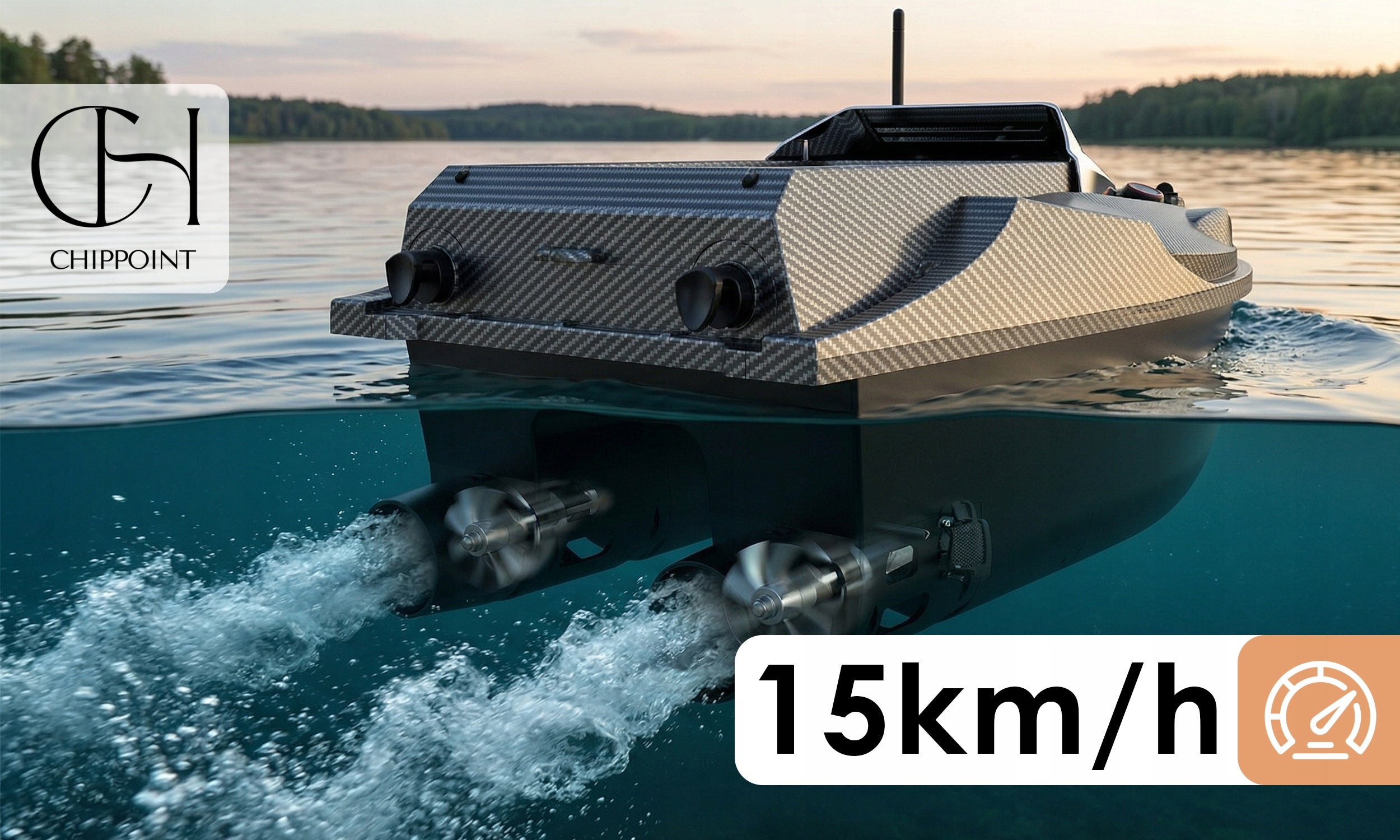 BAIT BOAT FLYTEC SONAR 800m V080 GPS 20000mAh 15km/ h PLUS BAG Manufacturer code Łódka echosonda 20000mah Torba