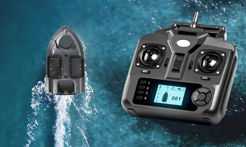 BAIT BOAT FLYTEC V010 GPS, 3 TANKS, 500m, 12000mAh LED BATTERY Weight 2000 g