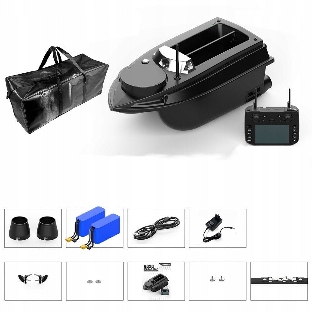 BAIT BOAT FLYTEC V030 GPS AUTO RETURN BATTERY 2X 20000MAH
