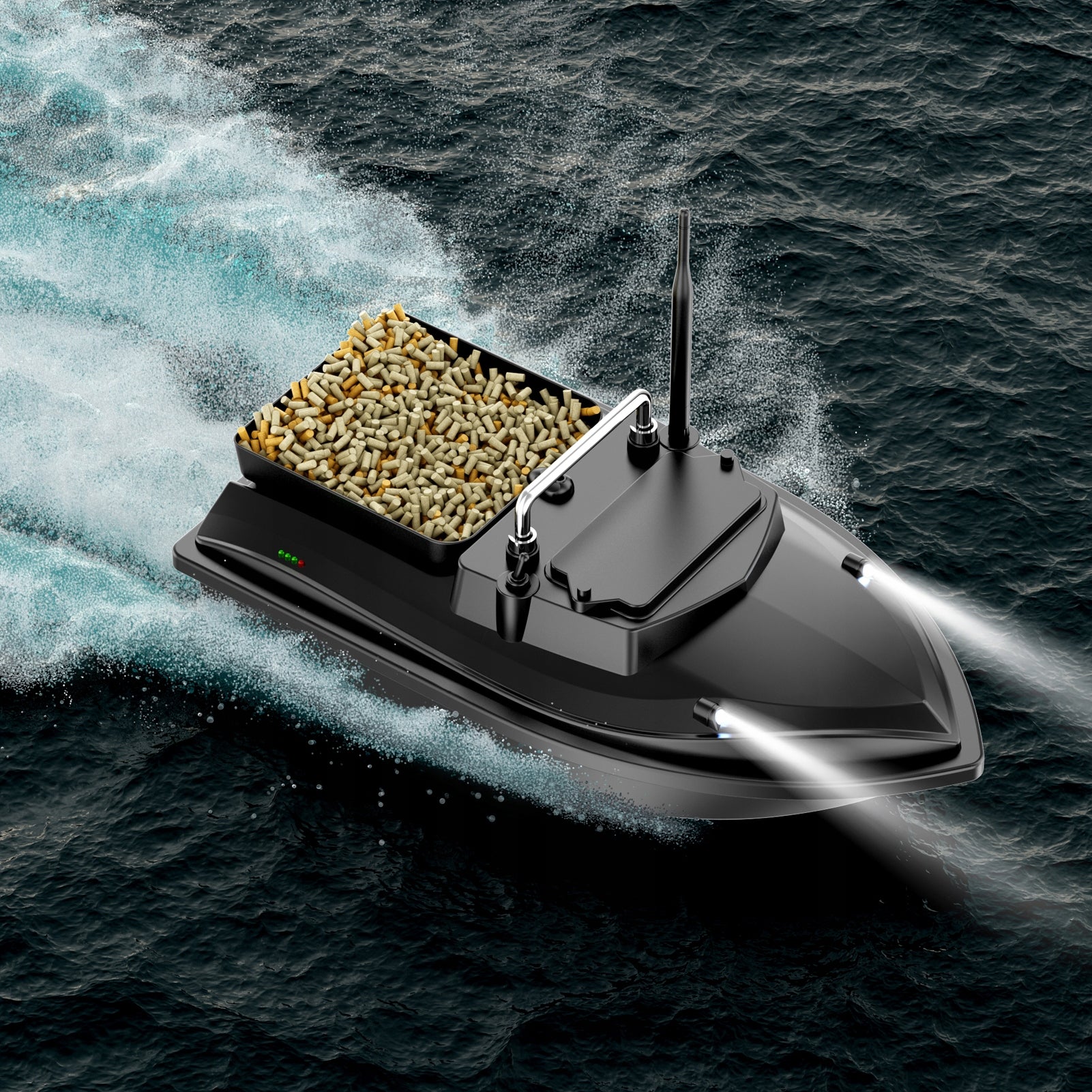 BAIT BOAT FLYTEC V050 TEMPOMAT, 500m, 12000mAh BATTERY, LED, 6km/h Brand no brand