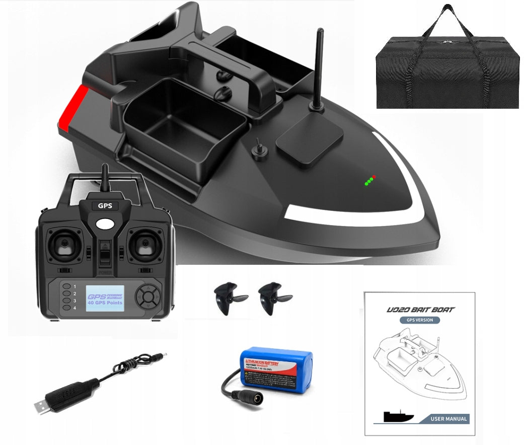 BAIT BOAT V020 GPS AUTO RETURN 12000MAH