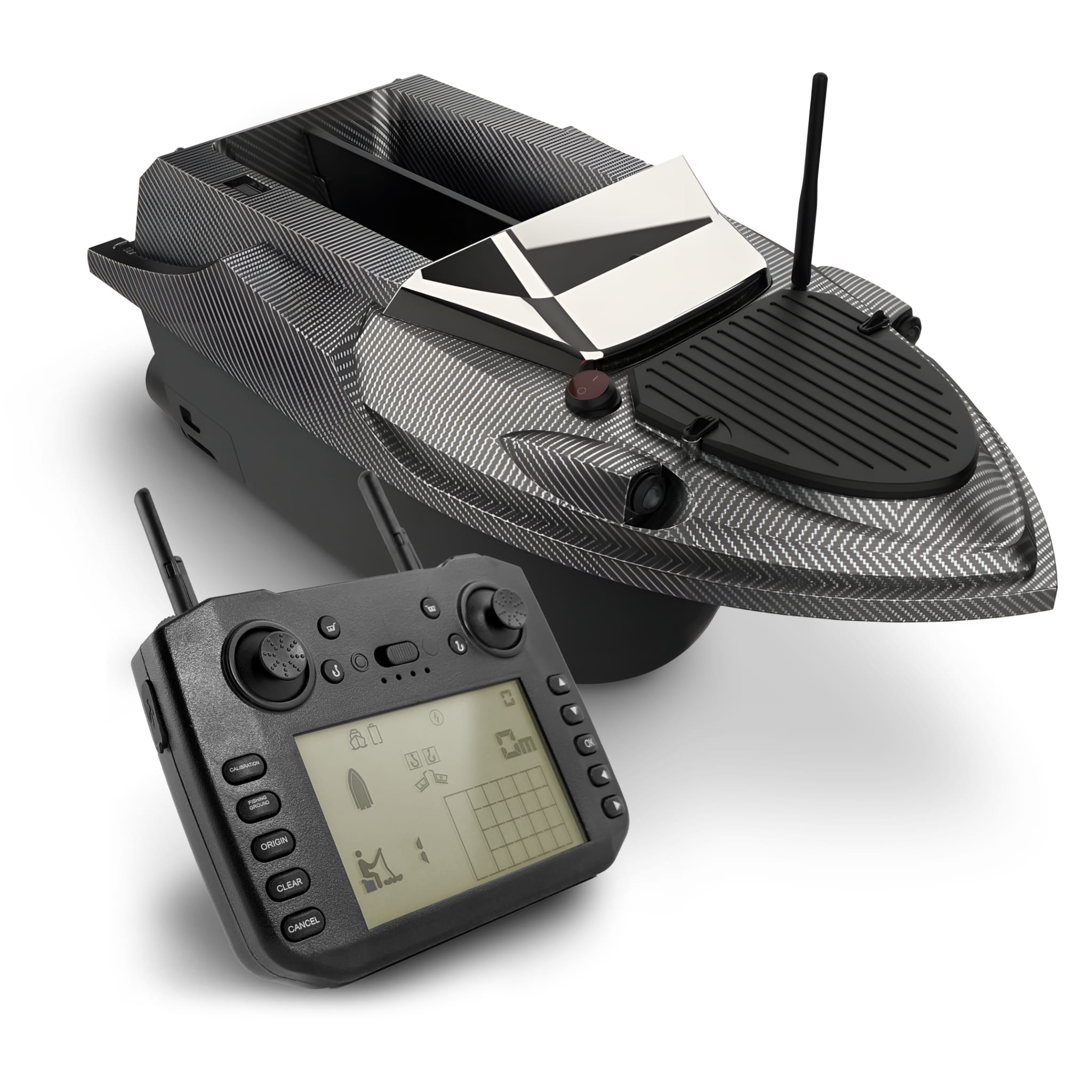 BAIT BOAT WITH GPS FLYTEC V080 800M 3 KG LOAD CAPACITY AUTOPILOT BOAT
