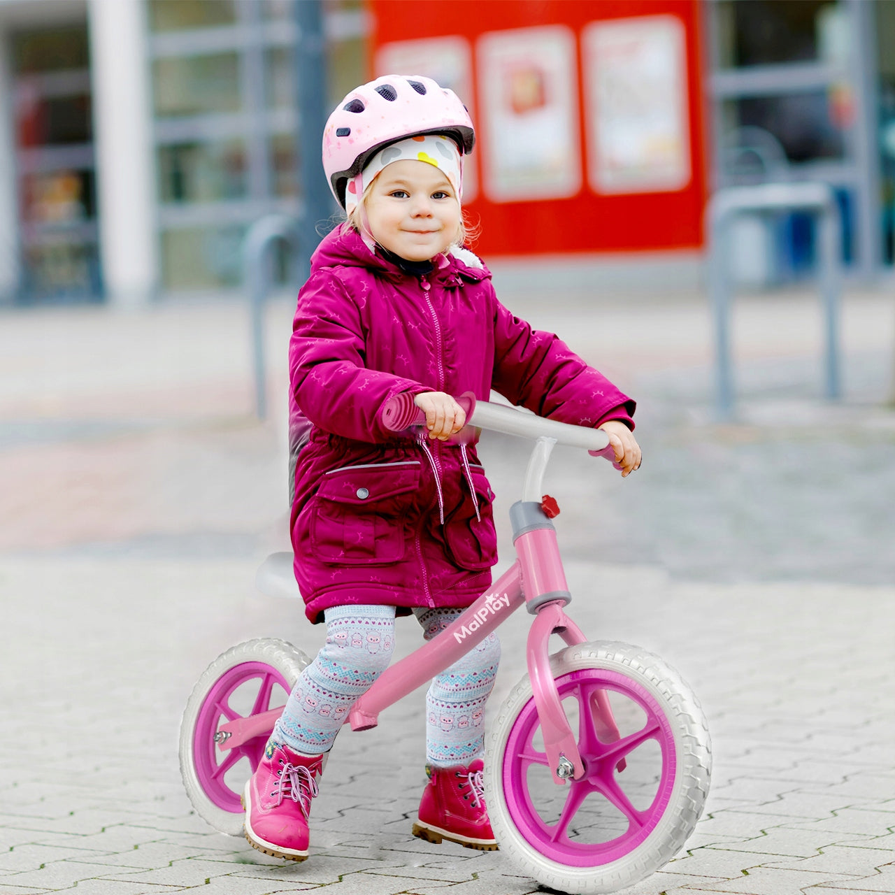 BALANCE BIKE CHILDREN'S BIKE FOR CHILDREN LIGHTWEIGHT FOAM WHEELS EVA 12" Brand MalPlay