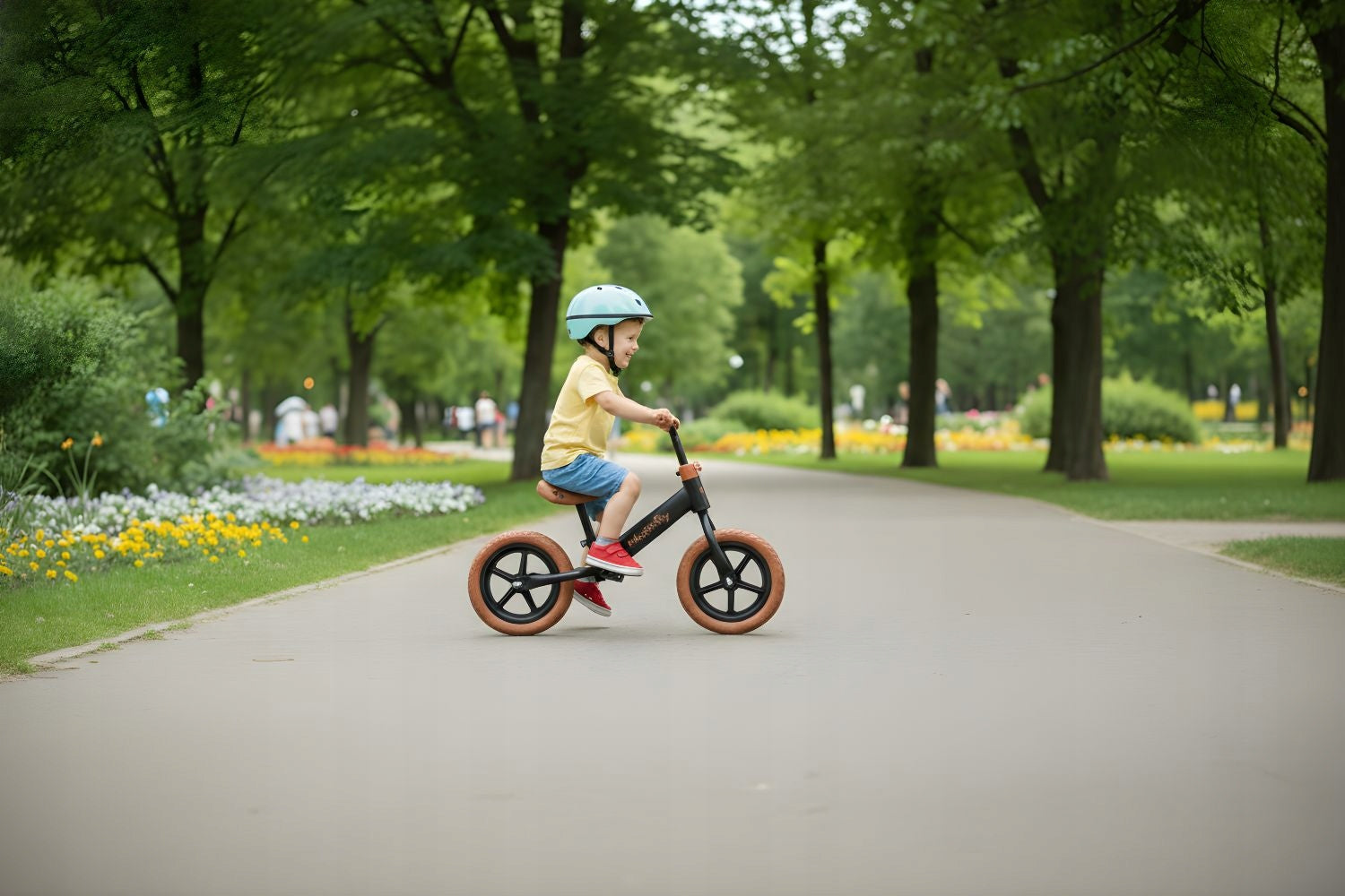 BALANCE BIKE FOR BOY CHILDREN'S BIKE RIDING LIGHT 1,8KG + HELMET Brand no brand