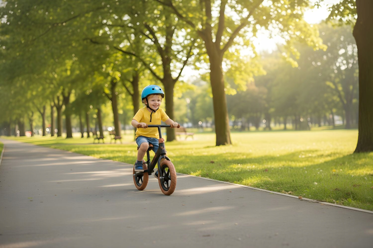 BALANCE BIKE FOR BOY CHILDREN'S BIKE RIDING LIGHT 1,8KG + HELMET Model ROWEREK BIEGOWY DLA CHŁOPCA LEKKI JEŹDZIK
