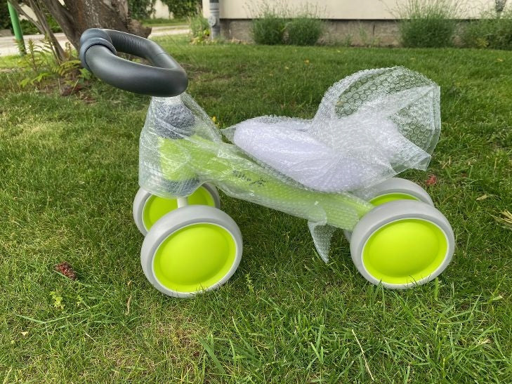 BALANCE BIKE FOR CHILDREN 1-3 YEARS OLD THREE COLORS ROSE-BLUE-GREEN Model ZRH270478