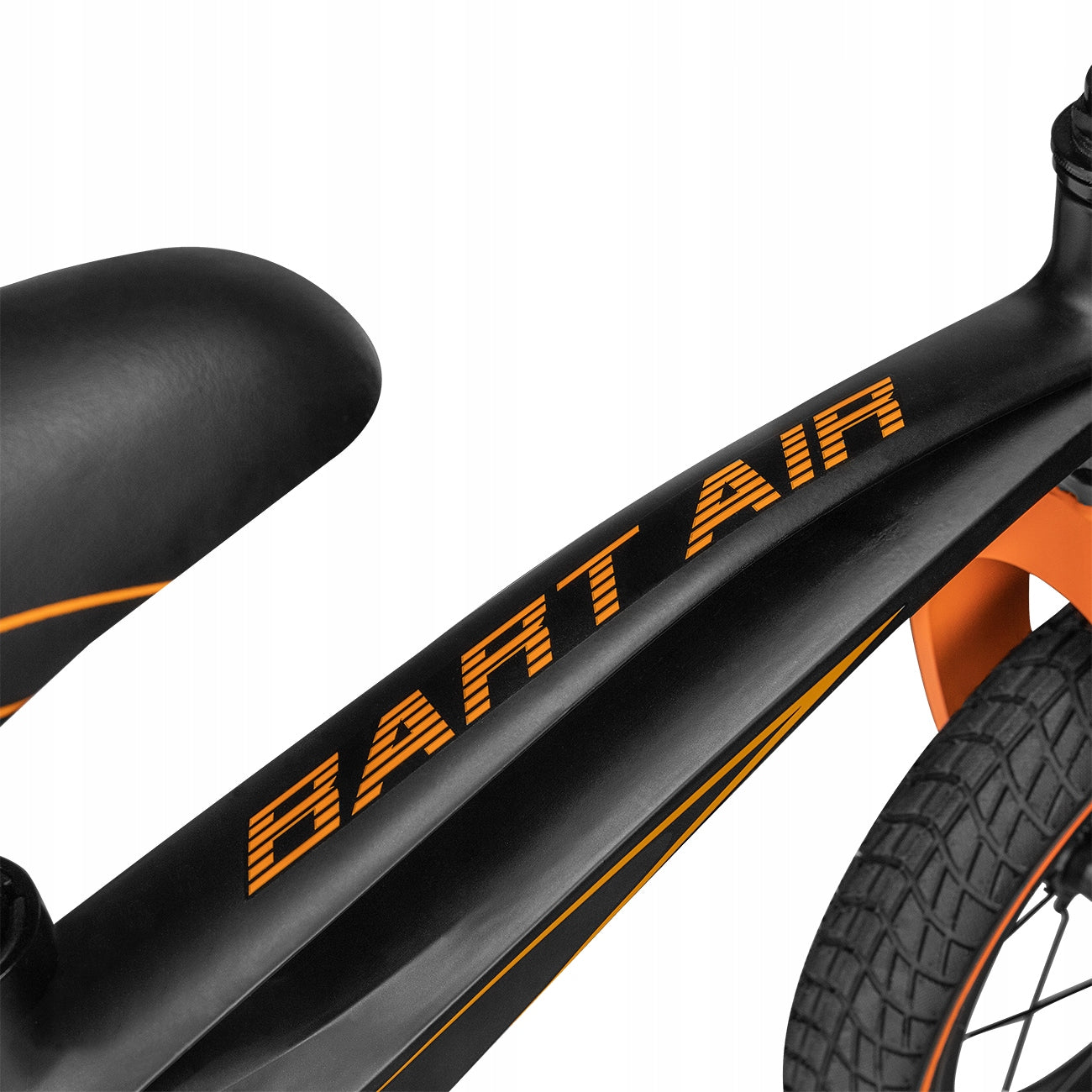 BALANCE BIKE Lionelo Bart AIR | PUMPED WHEELS | sports black Model Bart Air
