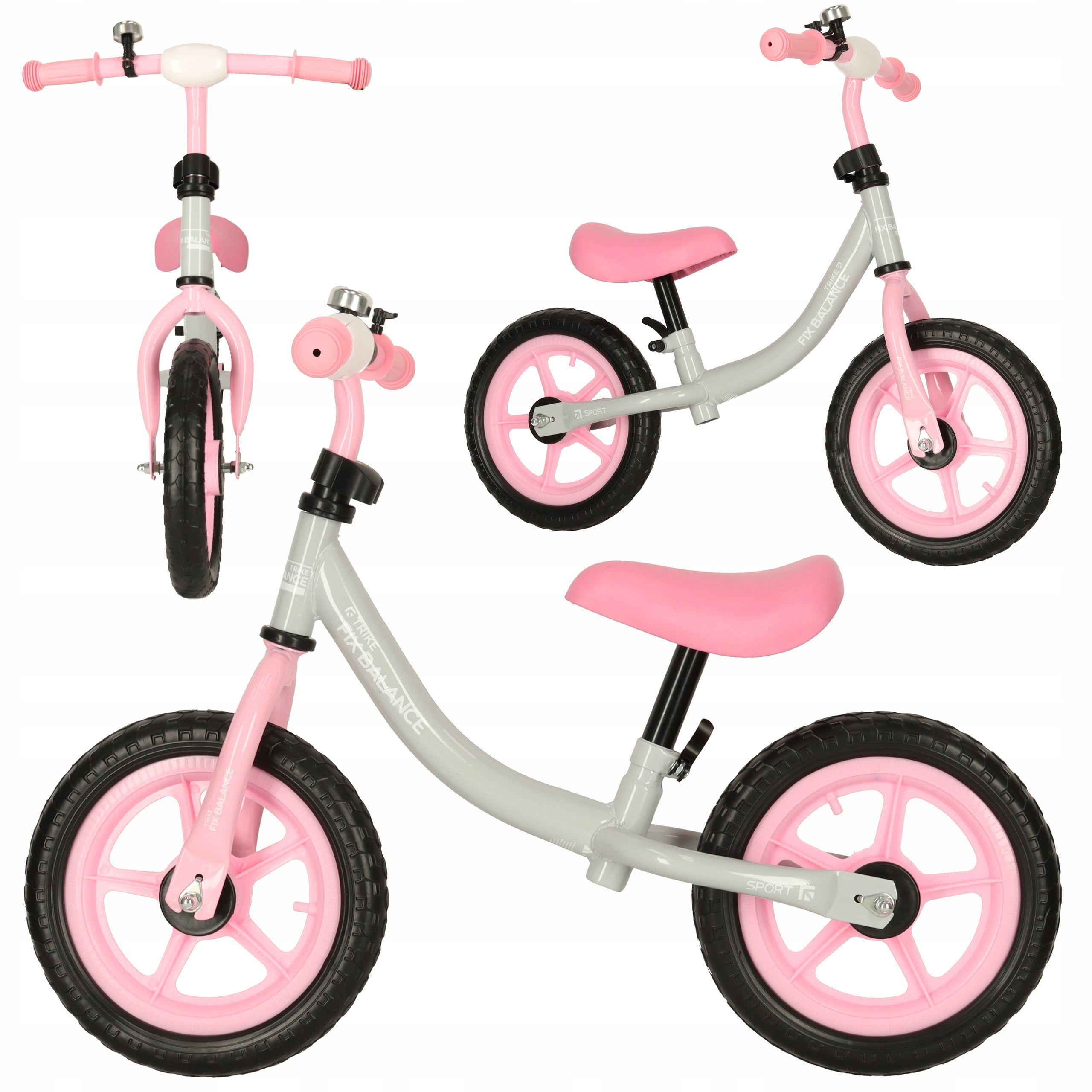 BALANCE BIKE TRIKE FIX BALANCE FOR CHILDREN ULTRA LIGHT ADJUSTABLE pink Manufacturer code KX4544_2