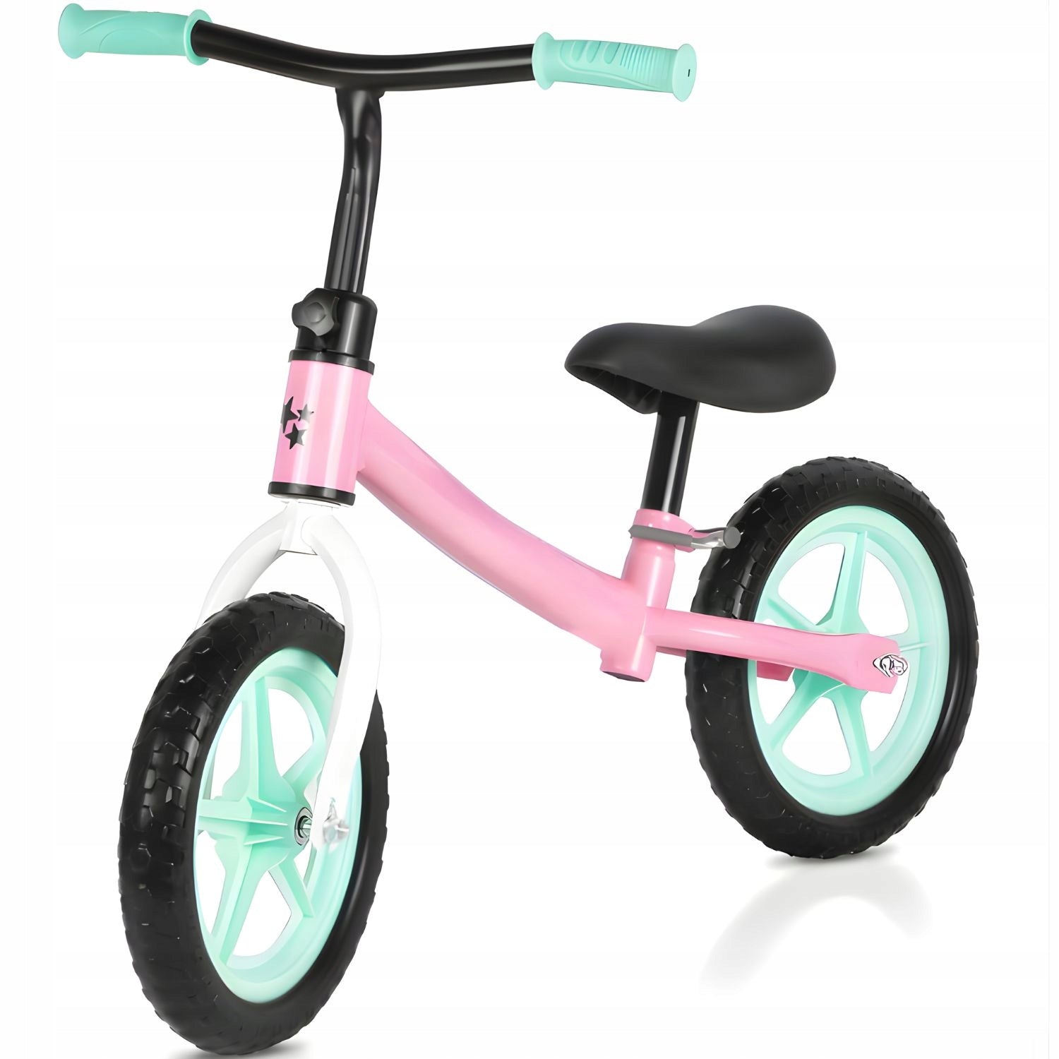BALANCE BIKE for 2 - 3 year old CHILDREN'S BIKE 12 INCHES LIGHT 1,8KG + HELMET Color white blue pink