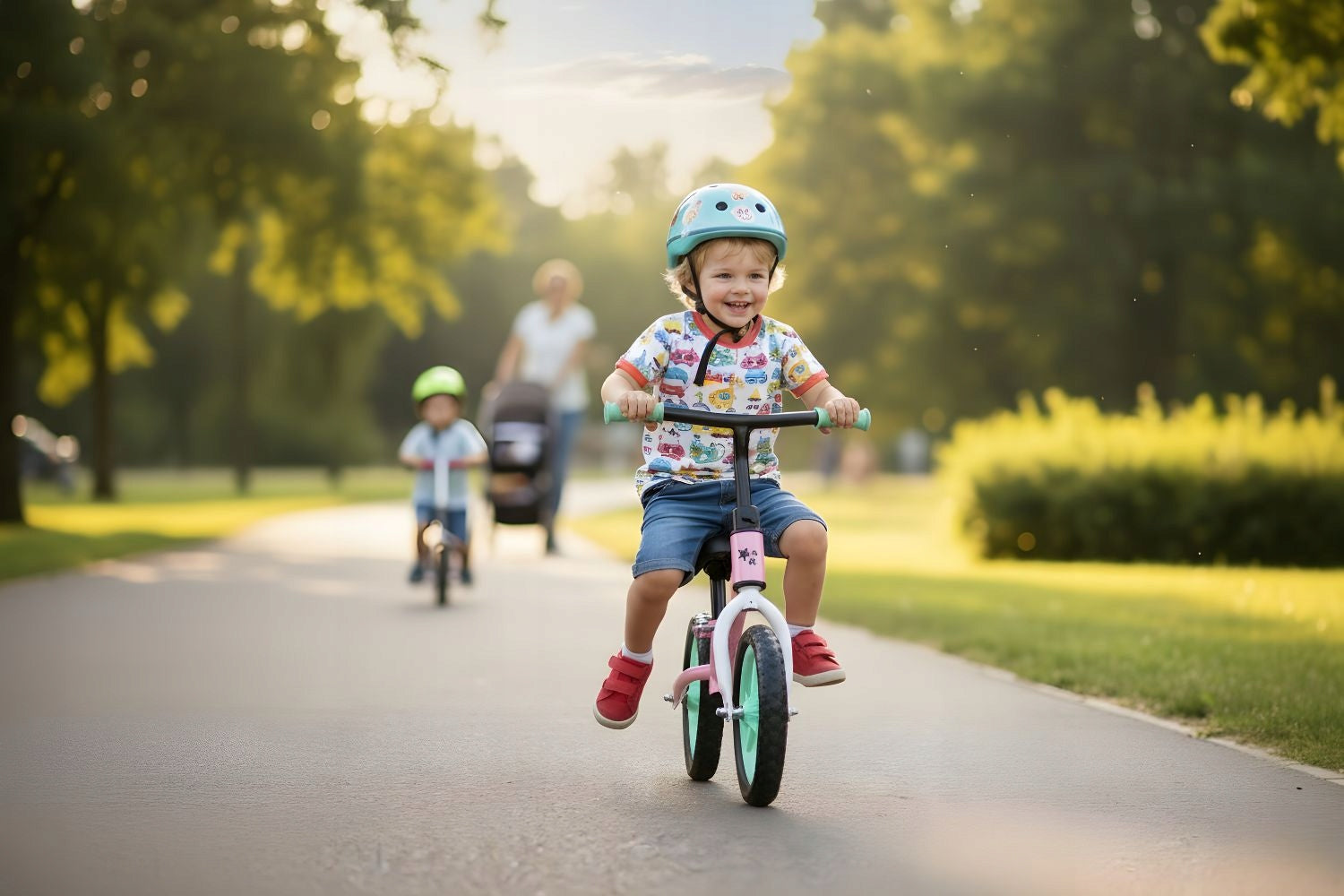 BALANCE BIKE for 2 - 3 year old CHILDREN'S BIKE 12 INCHES LIGHT 1,8KG + HELMET Model ROWEREK BIEGOWY DLA DZIEWCZYNKI LEKKI JEŹDZIK