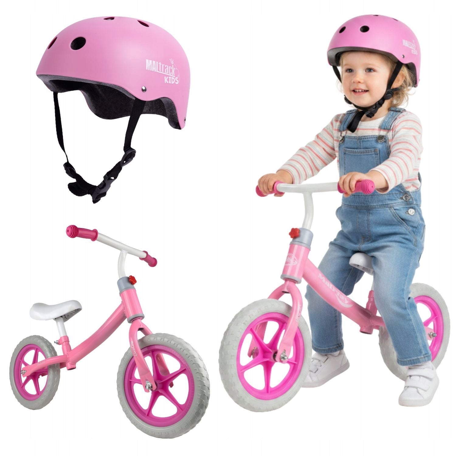 BALANCE BIKE for 2 - 3 year old CHILDREN'S BIKE 12 INCHES LIGHT 2,2KG + HELMET Packaging status original