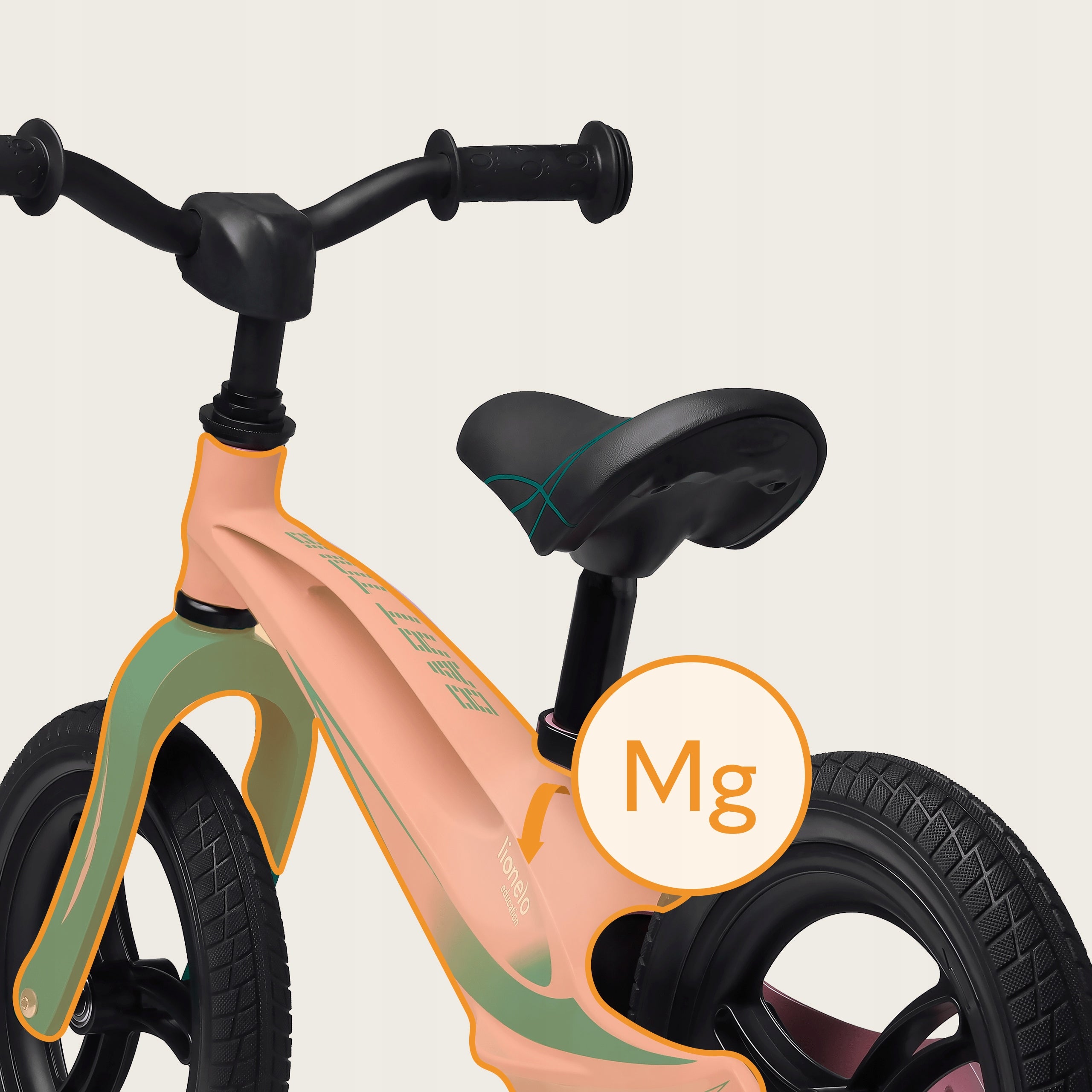 BALANCE BIKE for girls wheel rider PU LIGHTWEIGHT Lionelo Bart Tour Frame other
