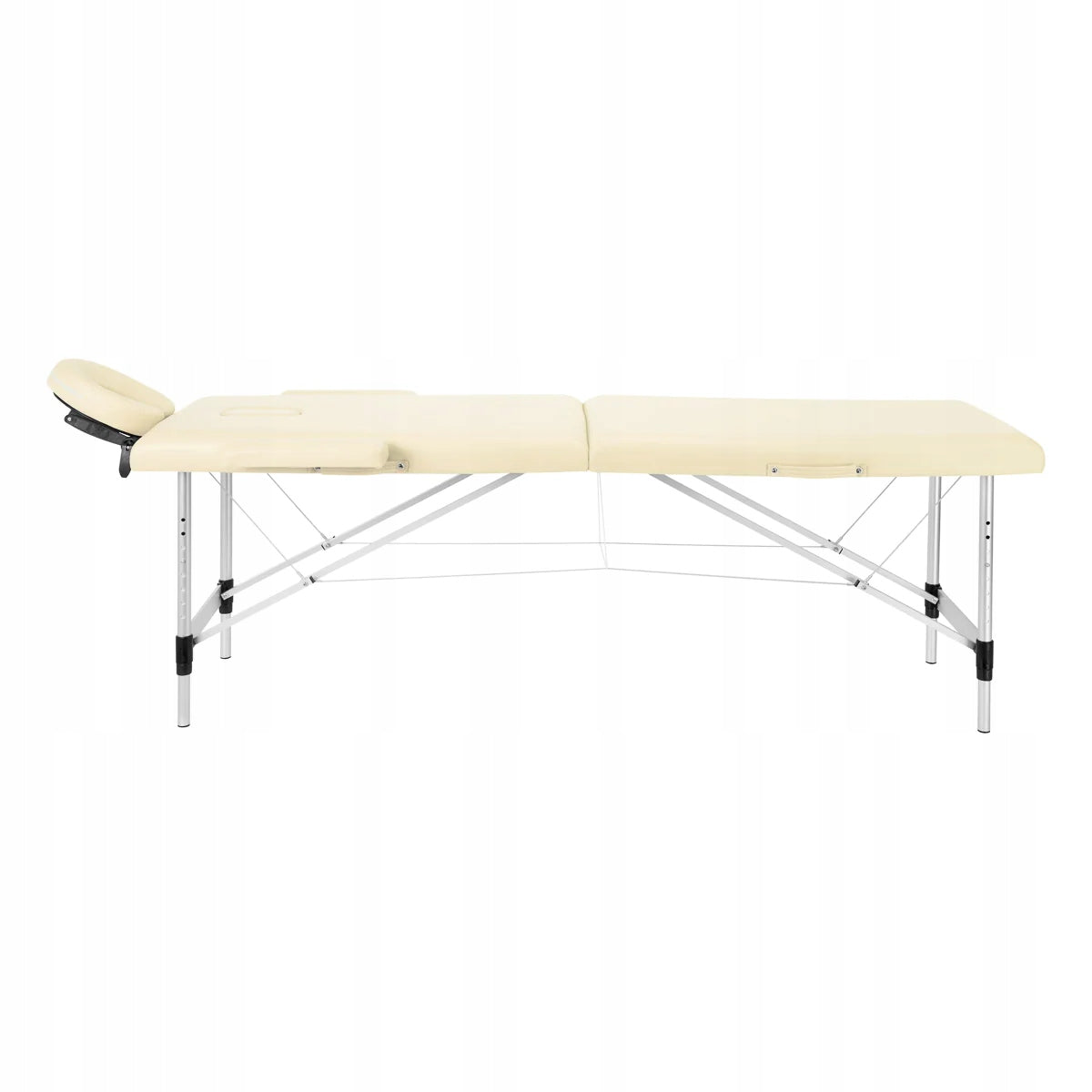 BALANCE PHYSIOTHERAPY MASSAGE TABLE WITH ALUMINUM SPA LEGS CREAM Brand Activfizjo