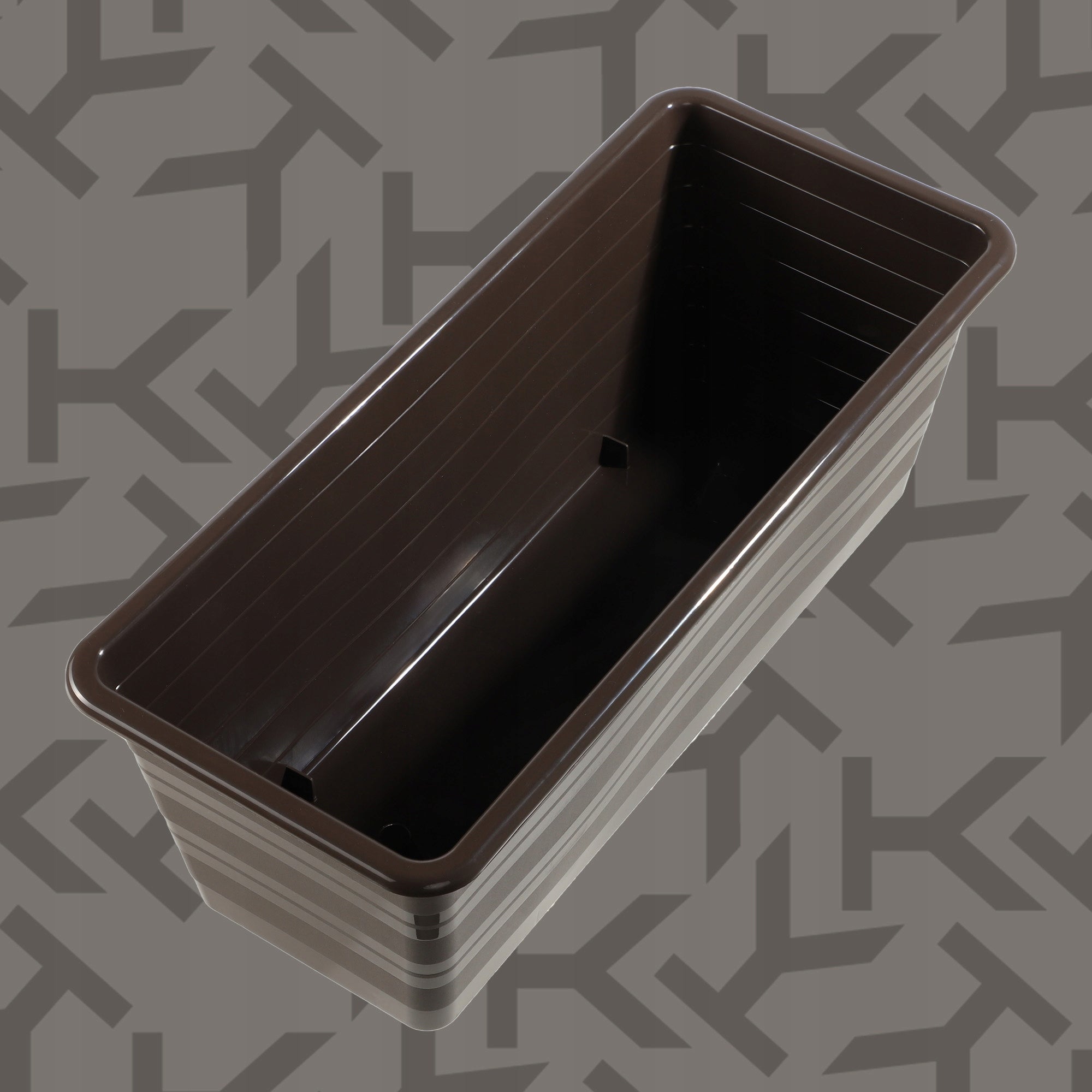 BALCONY BOX FLOWER POT LARGE 40cm FLOWERS PACKAGE 4 PCS FLOWERBED Material synthetic material