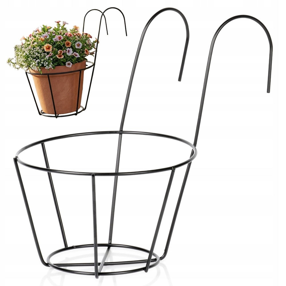 BALCONY POT Holder Stand Railing Hanger Balcony Barrier Maximum width 12 cm