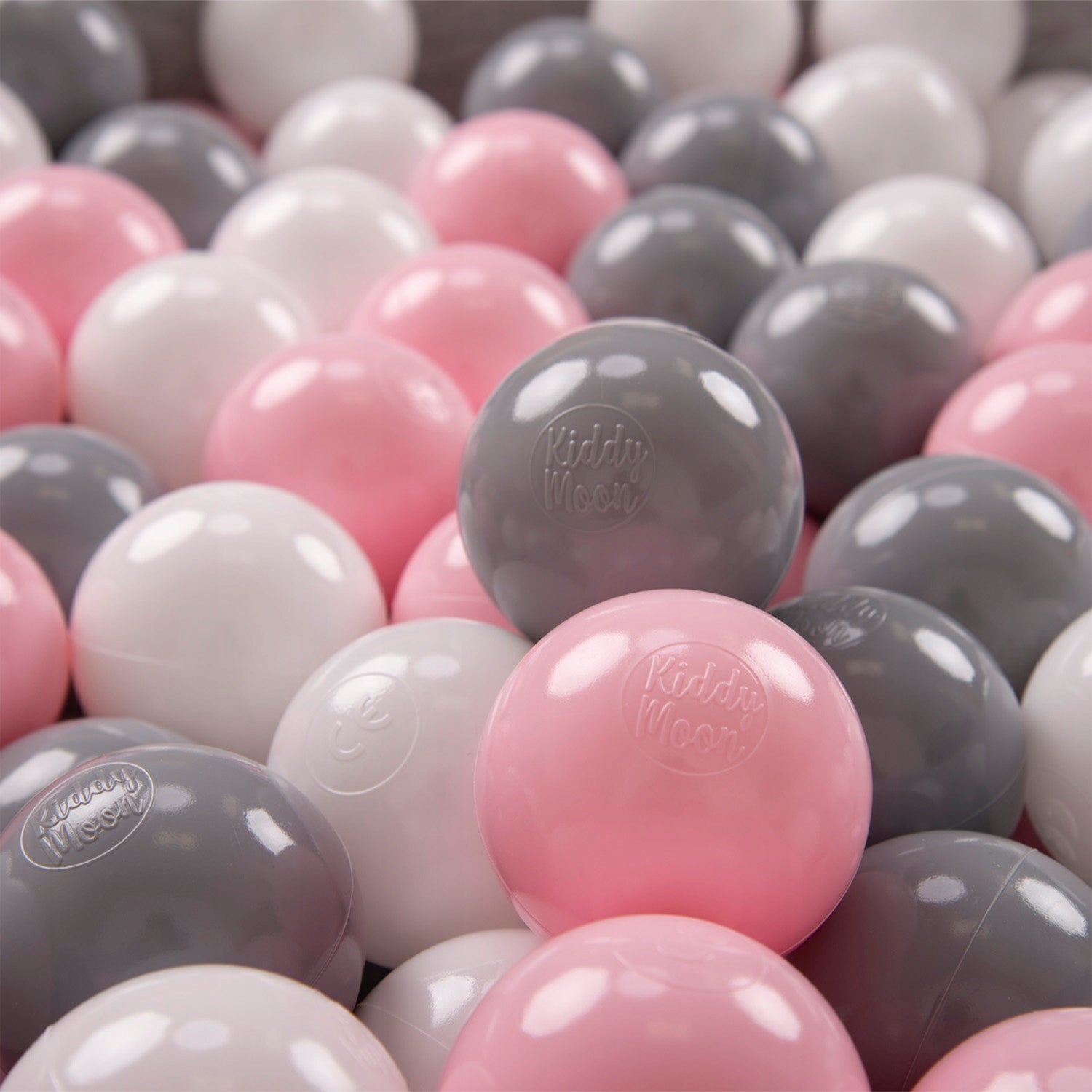BALLS 200 pcs 6 cm FOR TIPI TENT POOL pink grey white POLISH Manufacturer code ZK6-33-200