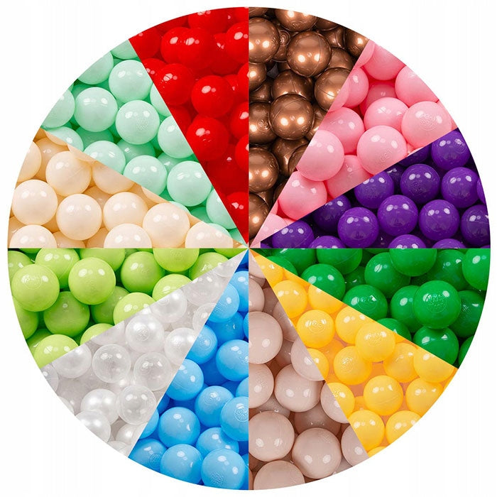 BALLS 200 pcs COLORFUL POOL SQUARE TOYS 6 cm CE CERTIFICATE POLISH Kid's age 0+