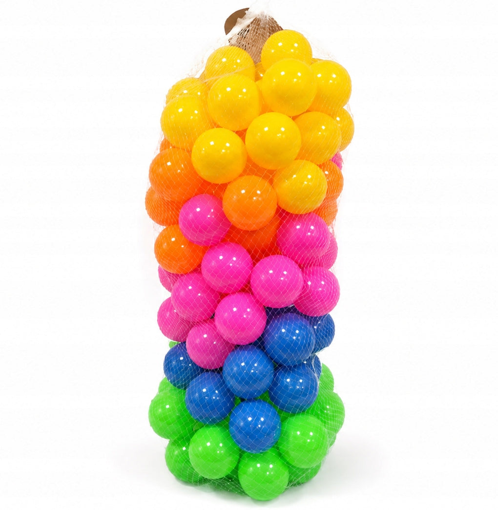 BALLS FOR POOL PLAYPEN 5CM 100PCS COLORFUL LIGHT SET Packaging status original