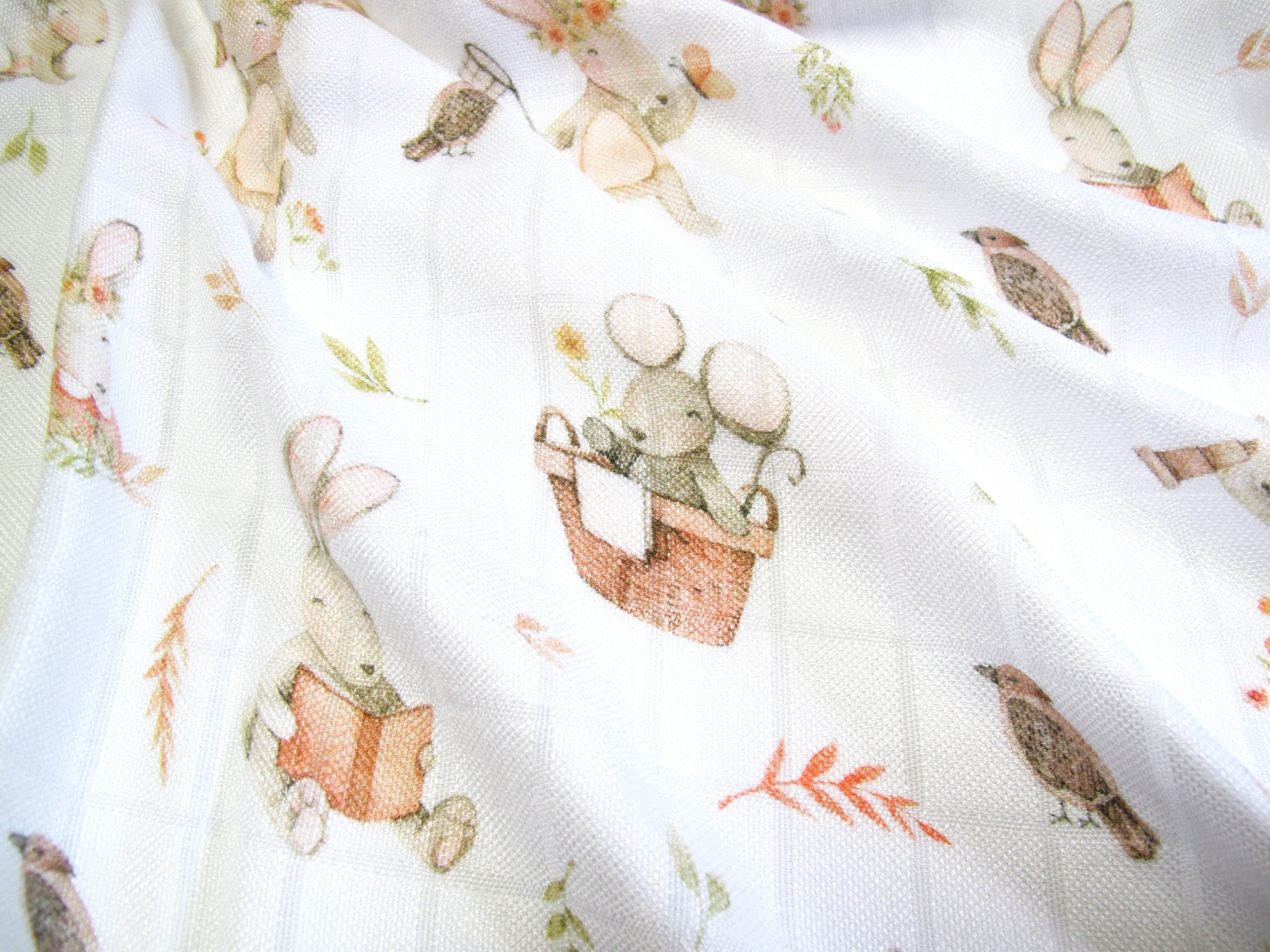 BAMBOO Diaper 30x30 TETRA muslin BUNNY POURER Brand no brand