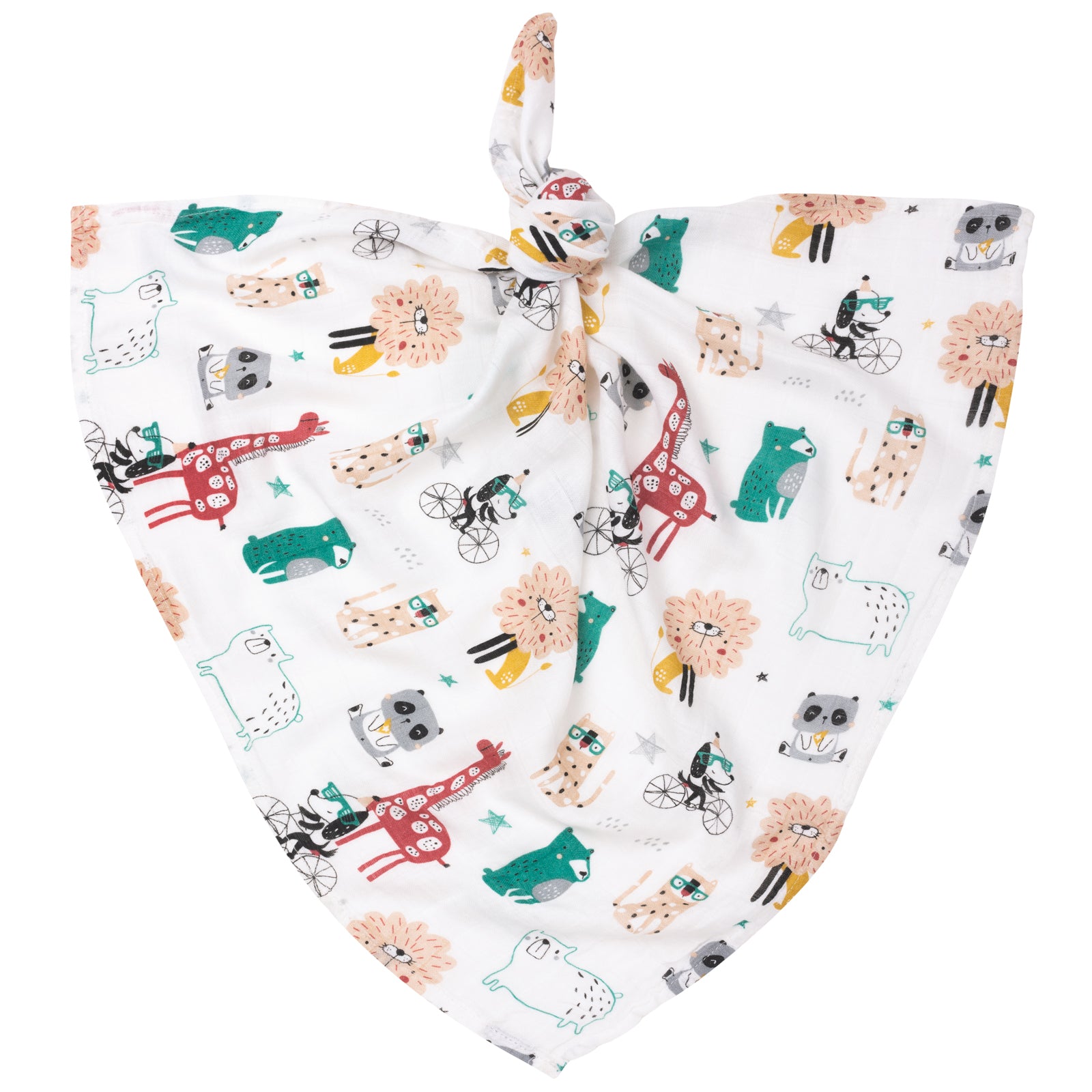 BAMBOO Diaper 60x60 cm Crazy Animals Packaging status original