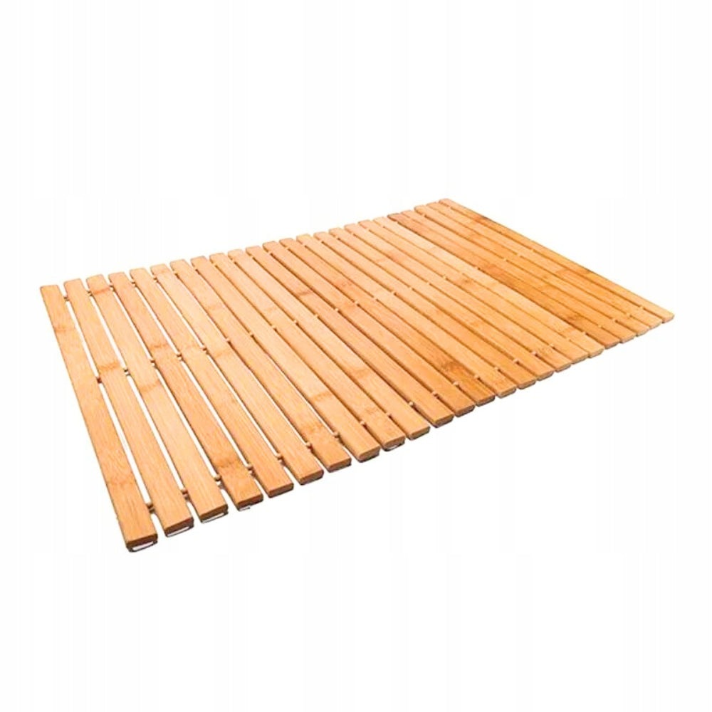 BAMBOO MAT BATHROOM WOODEN NON-SLIP RUG NATURAL 40X60 CM Manufacturer code MATA BAMBUSOWA ŁAZIENKOWA ANTYPOŚLIZGOWA
