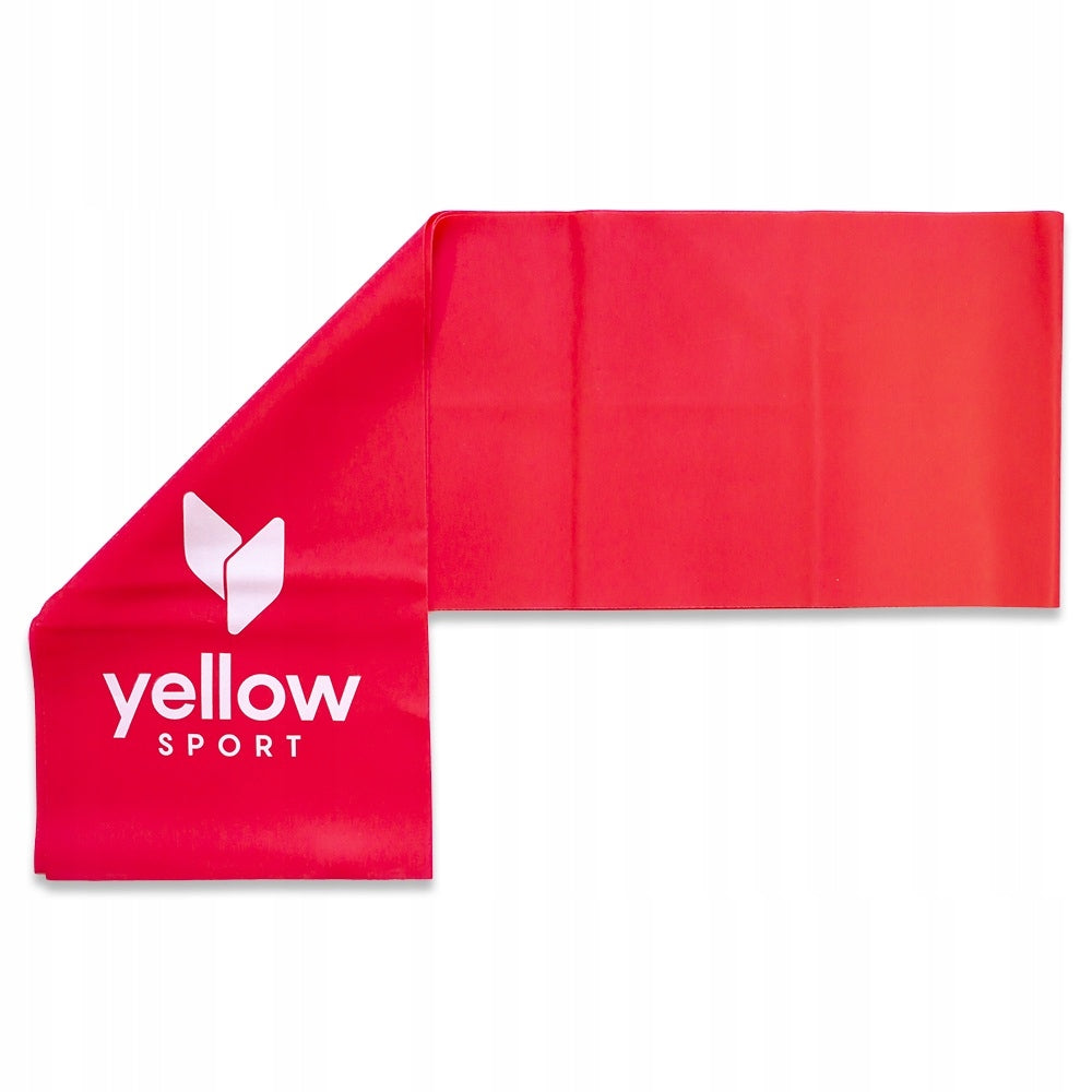 BAND RESISTANCE RUBBER TAPE FOR EXERCISE AND REHABILITATION YLLOWSPORT YELLOW 1-2KG Color yellow