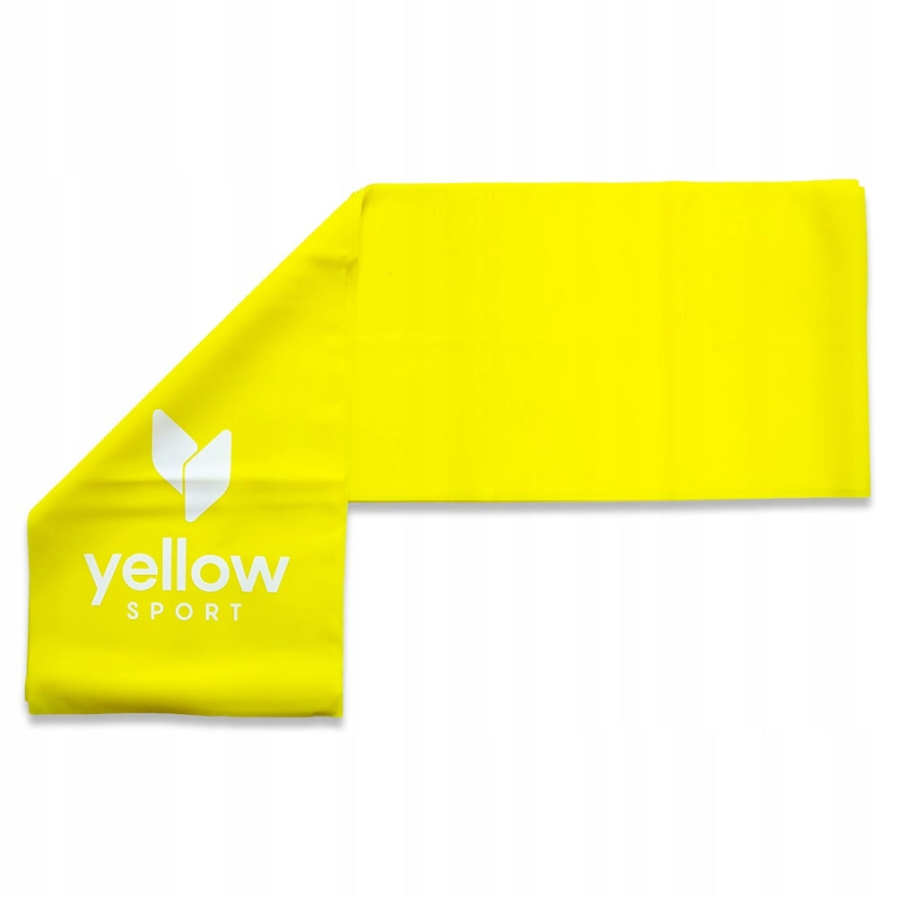 BAND RESISTANCE RUBBER TAPE FOR EXERCISE AND REHABILITATION YLLOWSPORT YELLOW 1-2KG