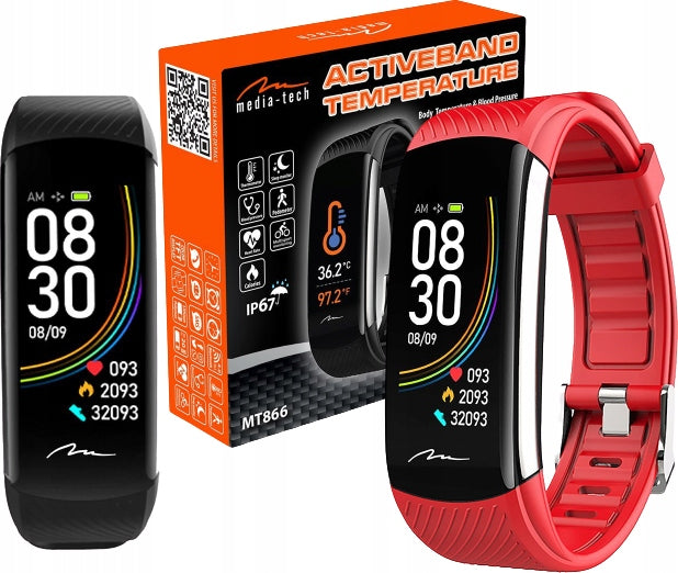 BAND SMARTBAND MT866 ACTIVEBAND PULSE PRESSURE STEPS CALORIES TEMPERATURE