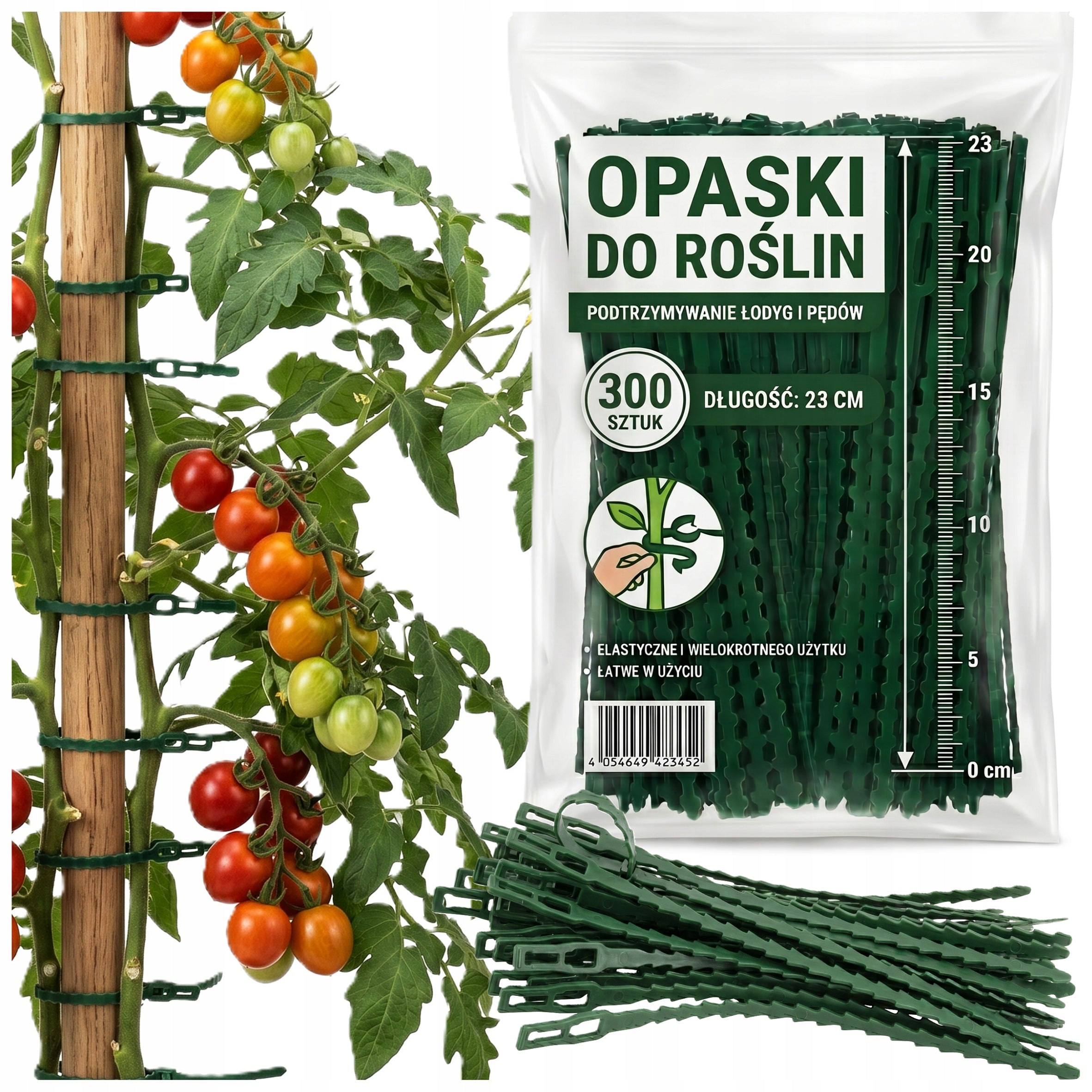 BANDS CLASPS CLIPS GARDEN TRITITES TOMATO PLANT LIGAMENTS 300PCS