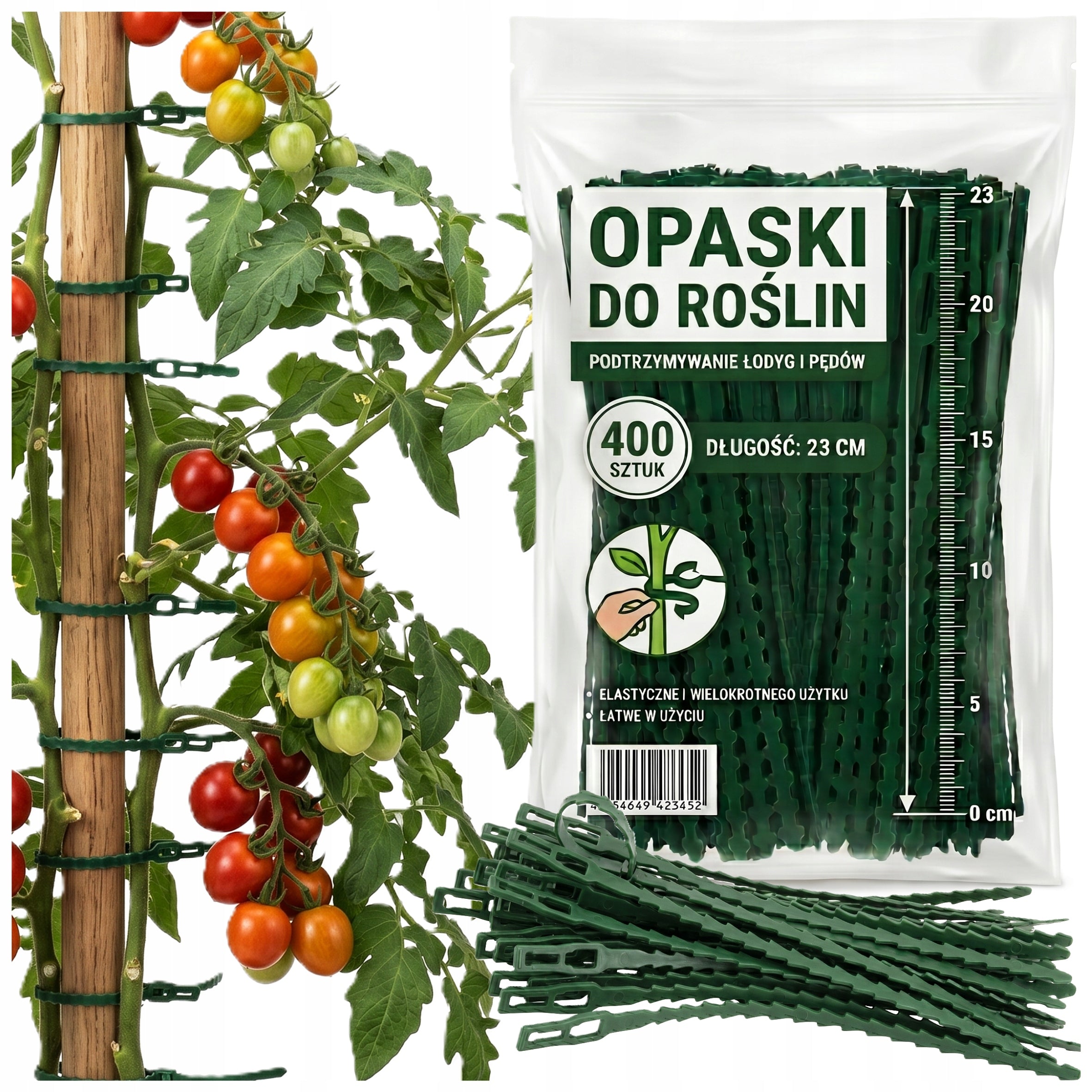 BANDS CLASPS CLIPS GARDEN TRITITES TOMATO PLANT LIGAMENTS 400PCS