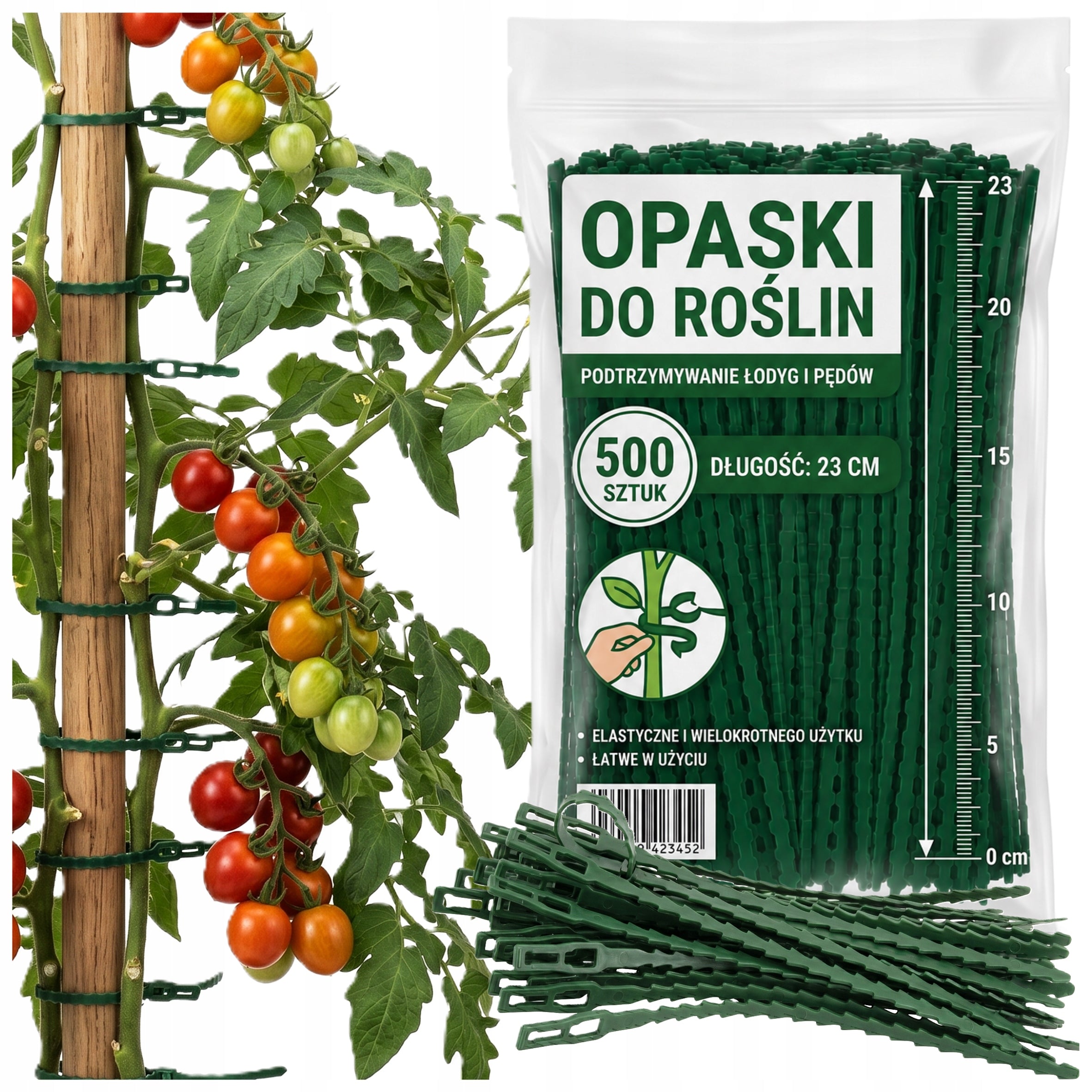 BANDS CLASPS CLIPS GARDEN TRITITES TOMATO PLANT LIGAMENTS 500PCS