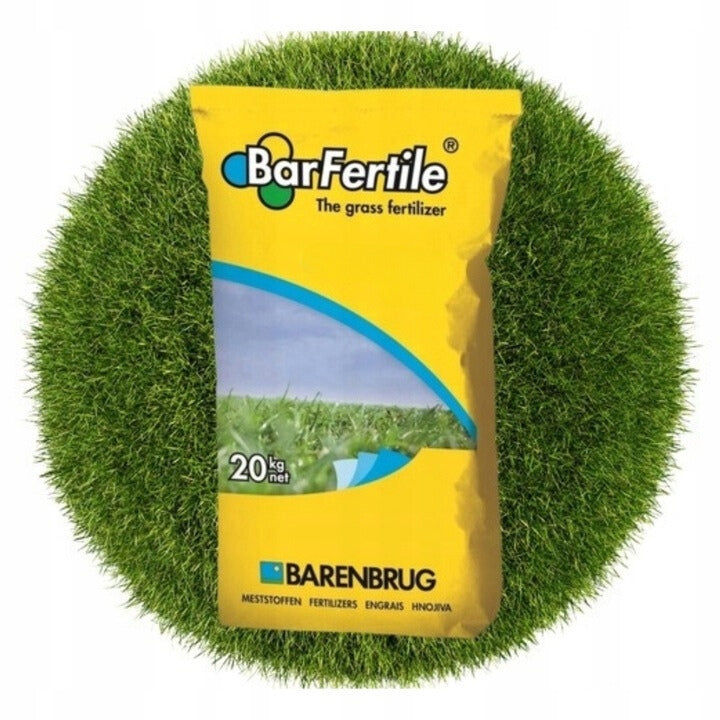 BARFERTILE ECO 14-5-8 (3,5; 17) 20kg GRASS AND LAWN FERTILIZER BARENBRUG Form granules