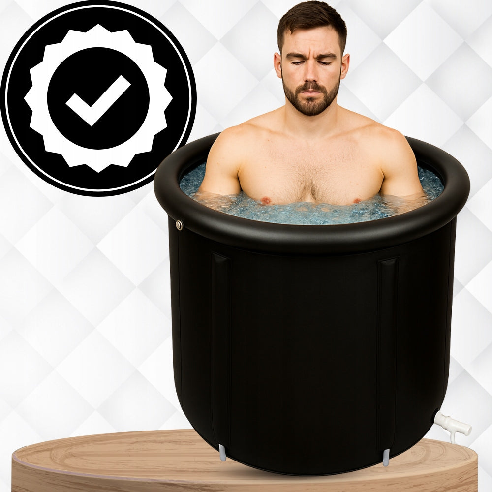 BARREL FOR WALRUSING ICE BATH POOL FOR REGENERATION 450L PORTABLE TUB Manufacturer code BECZKA DO MORSOWANIA WANNA LODOWA BASEN 450L