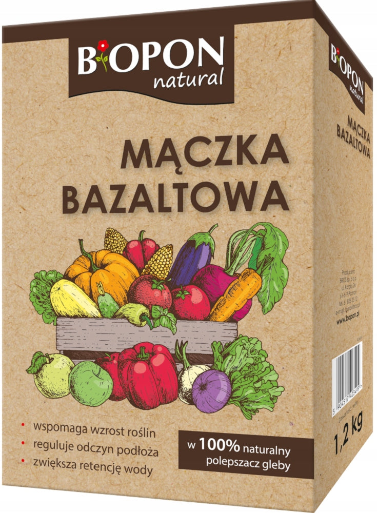 BASALT MEAL Natural Soil Improver BiOPON Bopon Natural - 1,2kg