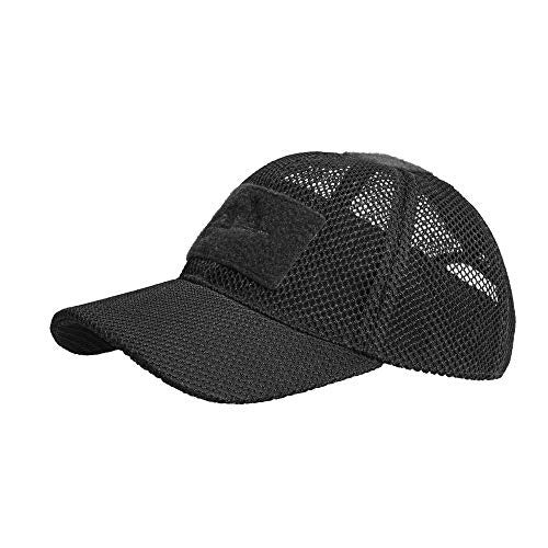BASEBALL CAP BBC MESH SPORTS BREATHABLE FOR MAN BLACK Brand no brand
