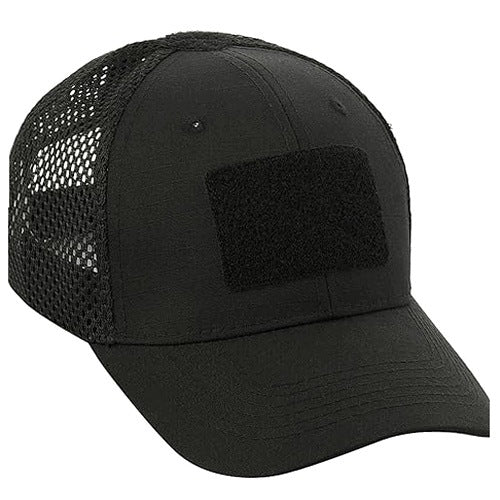 BASEBALL CAP M TAC WITH MESH KLETM BLACK FOR MAN HOME
