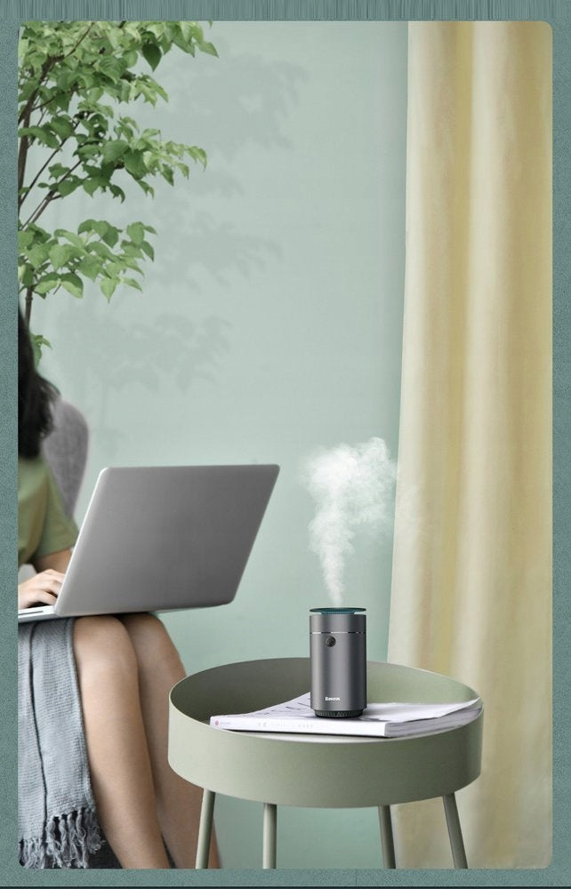 BASEUS AIR HUMIDIFIER FOR CAR HOME 75ml Model Time Aromaterapy Machine Humidifie