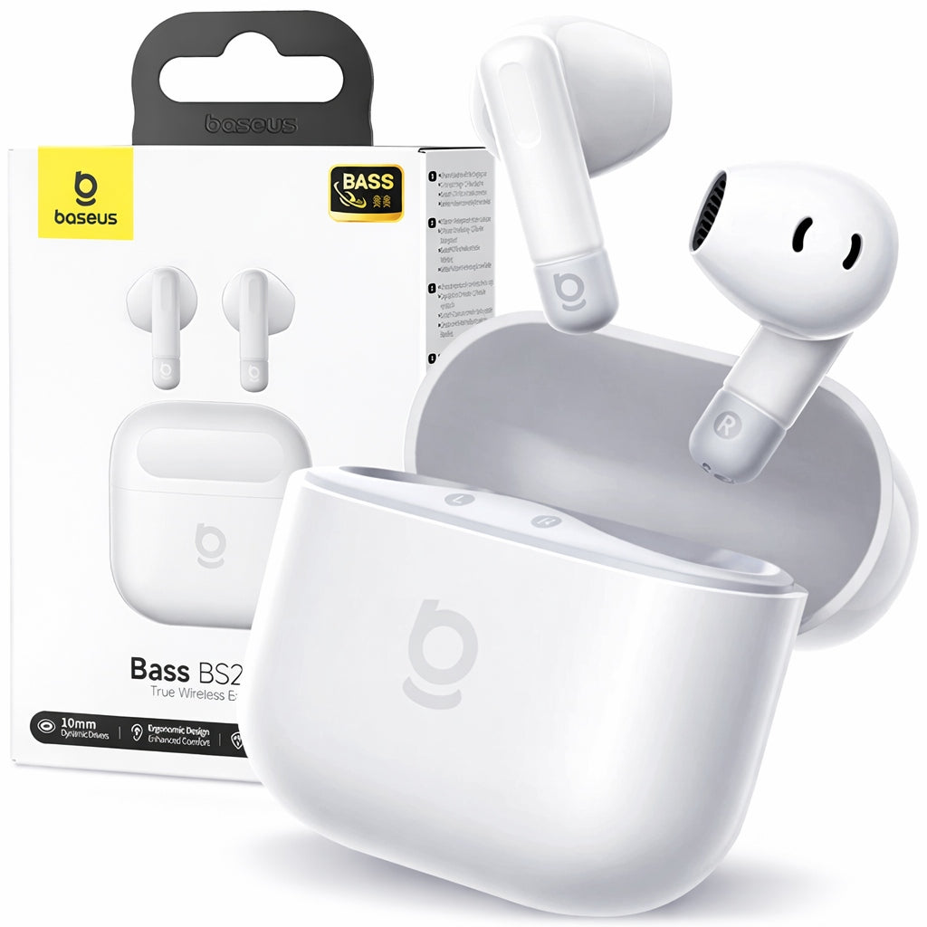 BASEUS Bass BS2 Lite BLUETOOTH 6.0 TWS ENC SBC AAC WIRELESS HEADPHONES