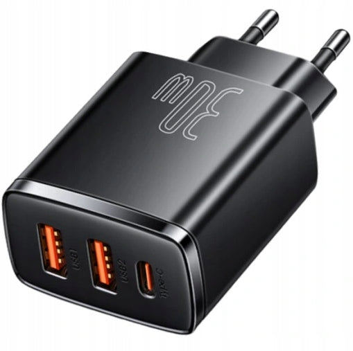 BASEUS FAST CHARGER 3xUSB USB-C 30W POWER ADAPTER FOR AFC PHONE Brand Baseus