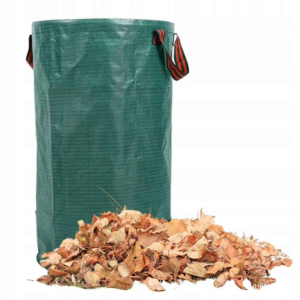 BASKET BAG LEAF BAG GRASS WASTE FOR LEAVES GARDEN CONTAINER 120L