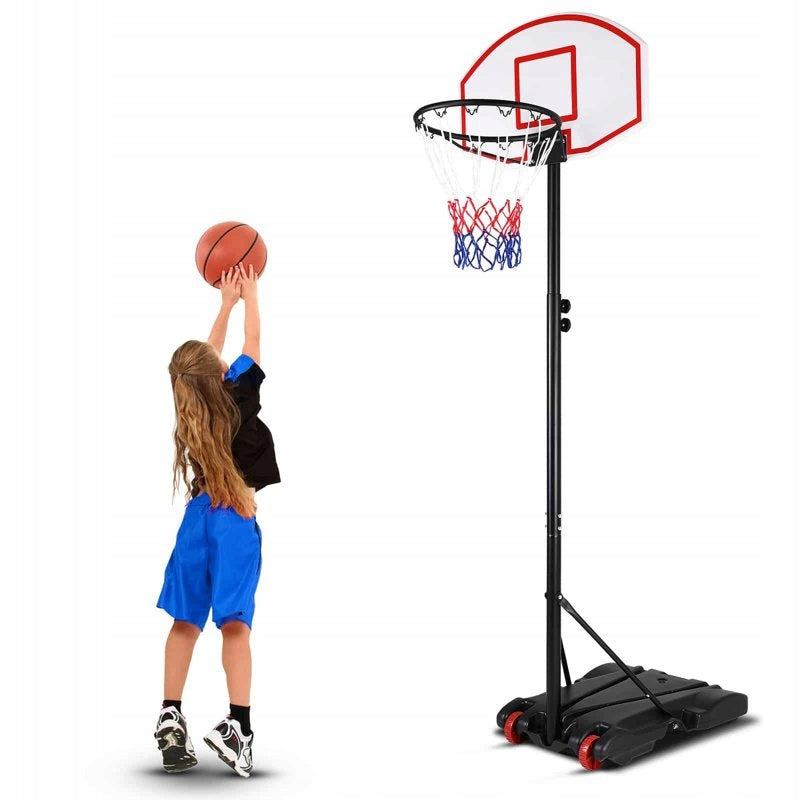 BASKETBALL BASKET ADJUSTABLE FREESTANDING MOBILE STAND 179-209 cm Brand Deuba