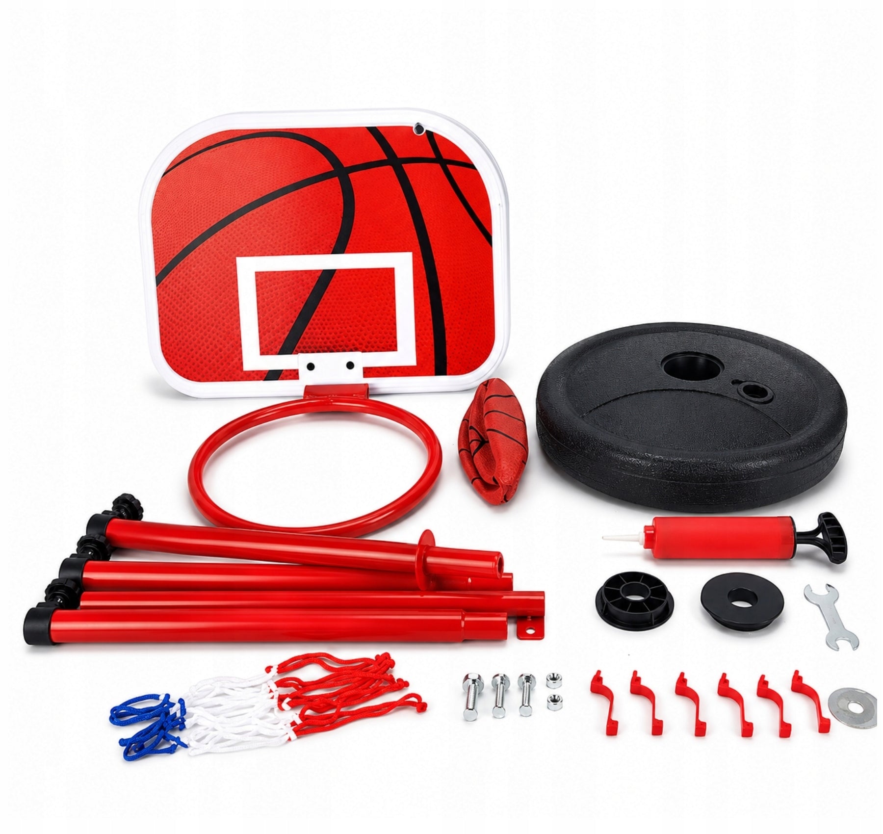 BASKETBALL BASKET BASKETBALL FOR KIDS BALL PUMP STAND Color multicolor