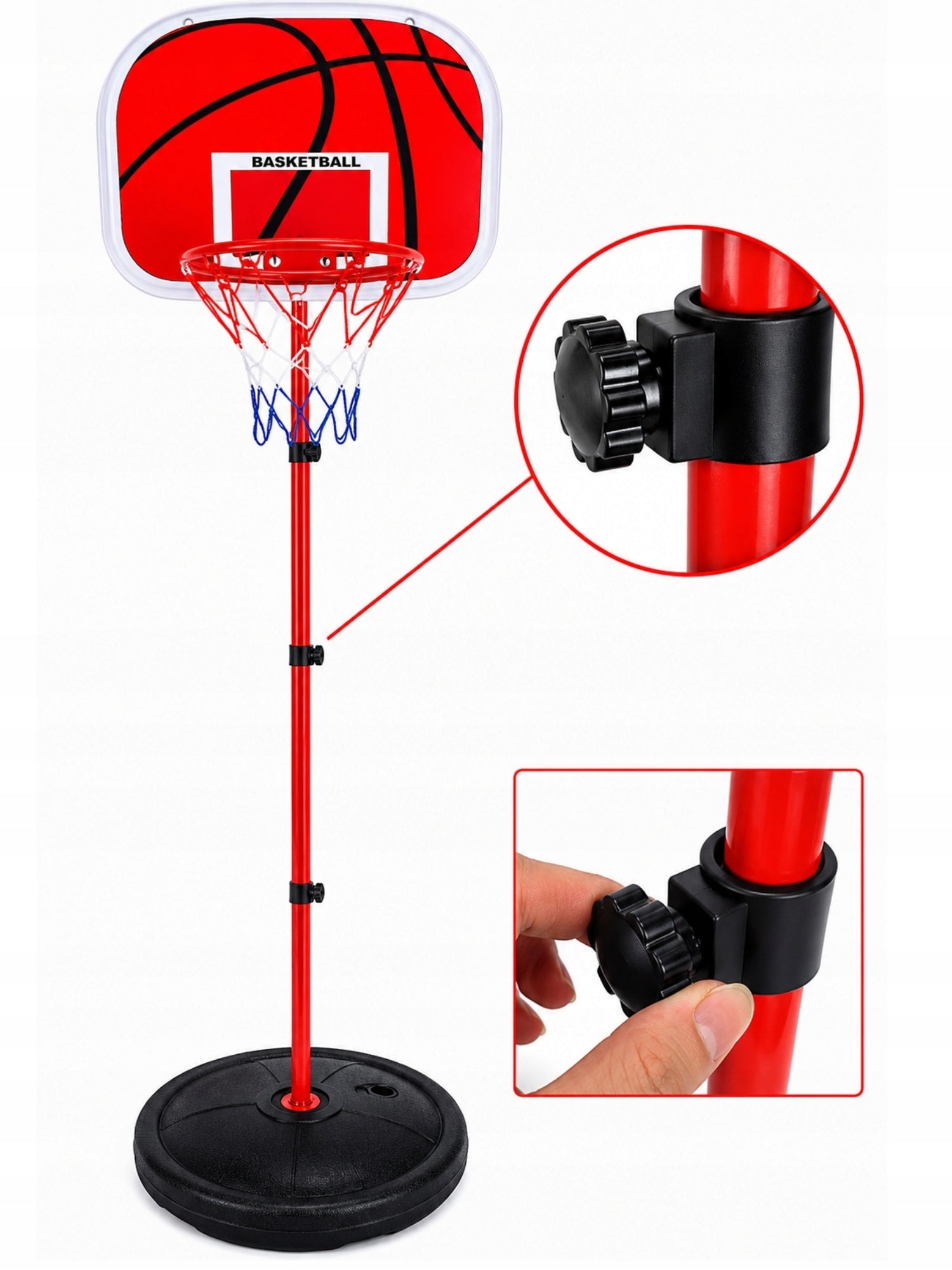 BASKETBALL BASKET BASKETBALL FOR KIDS BALL PUMP STAND Kid's age 6+ years