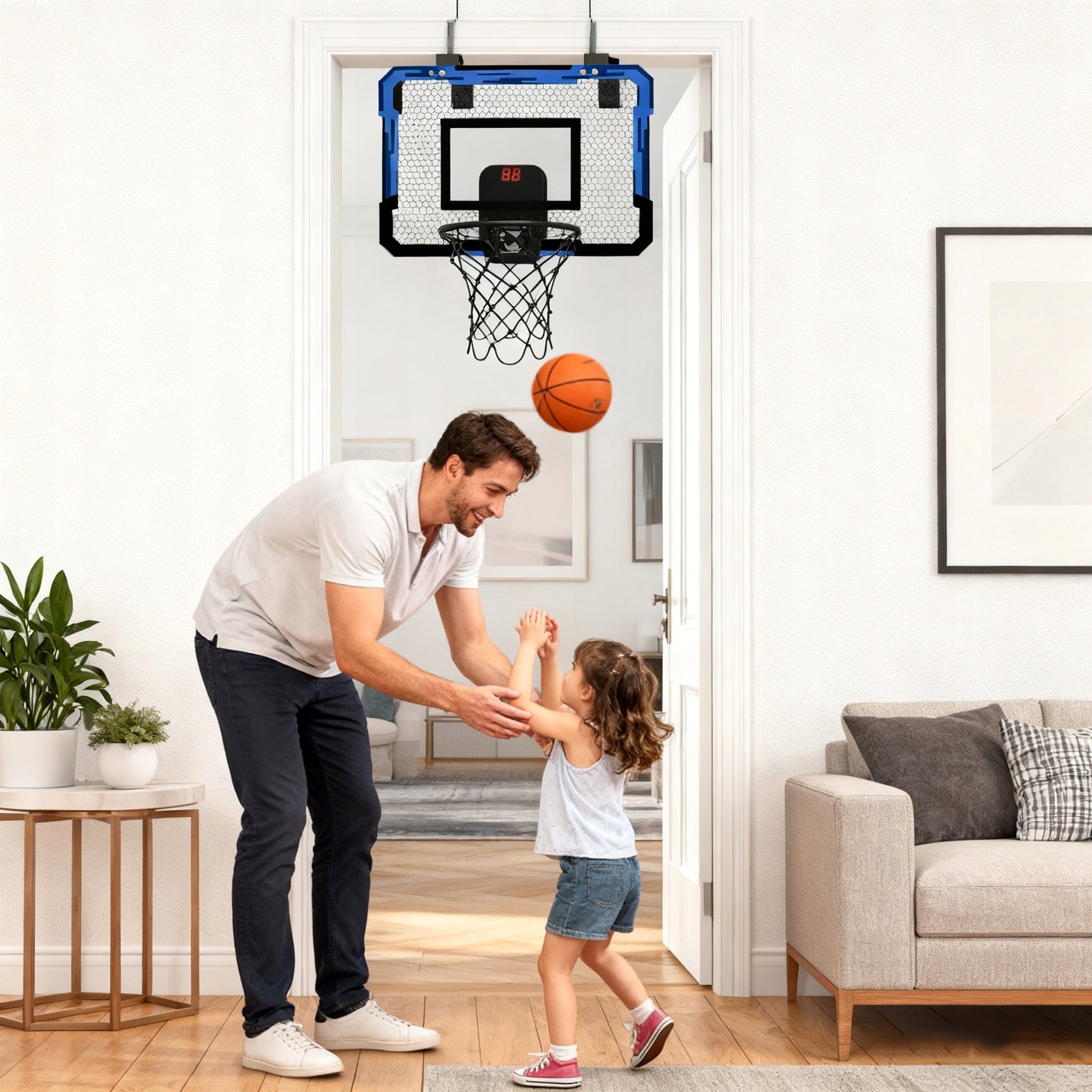 BASKETBALL BASKET FOR DOORS WITH POINT COUNTER FOR CHILDREN AND TEENAGERS Brand no brand