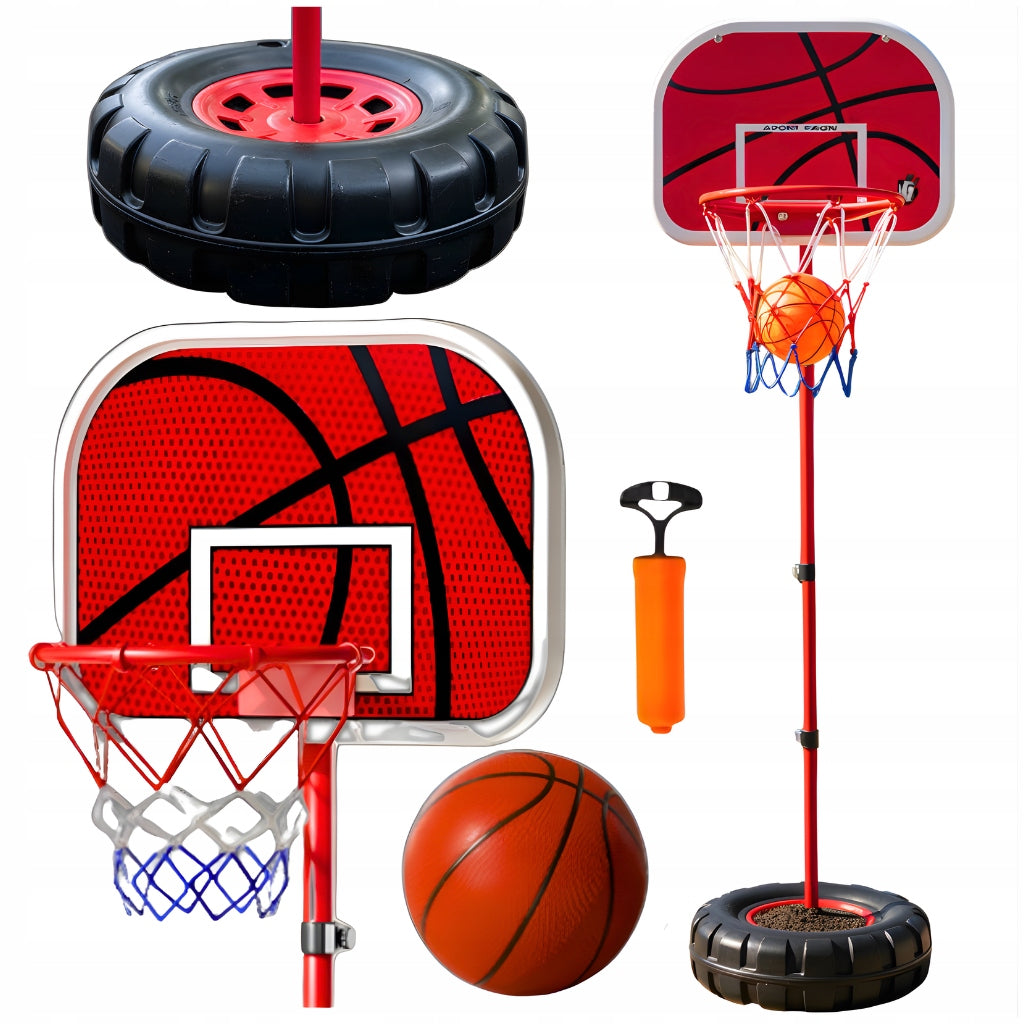 BASKETBALL BASKET SHIELD FOR CHILDREN BASKETBALL 170cm adjustable basket